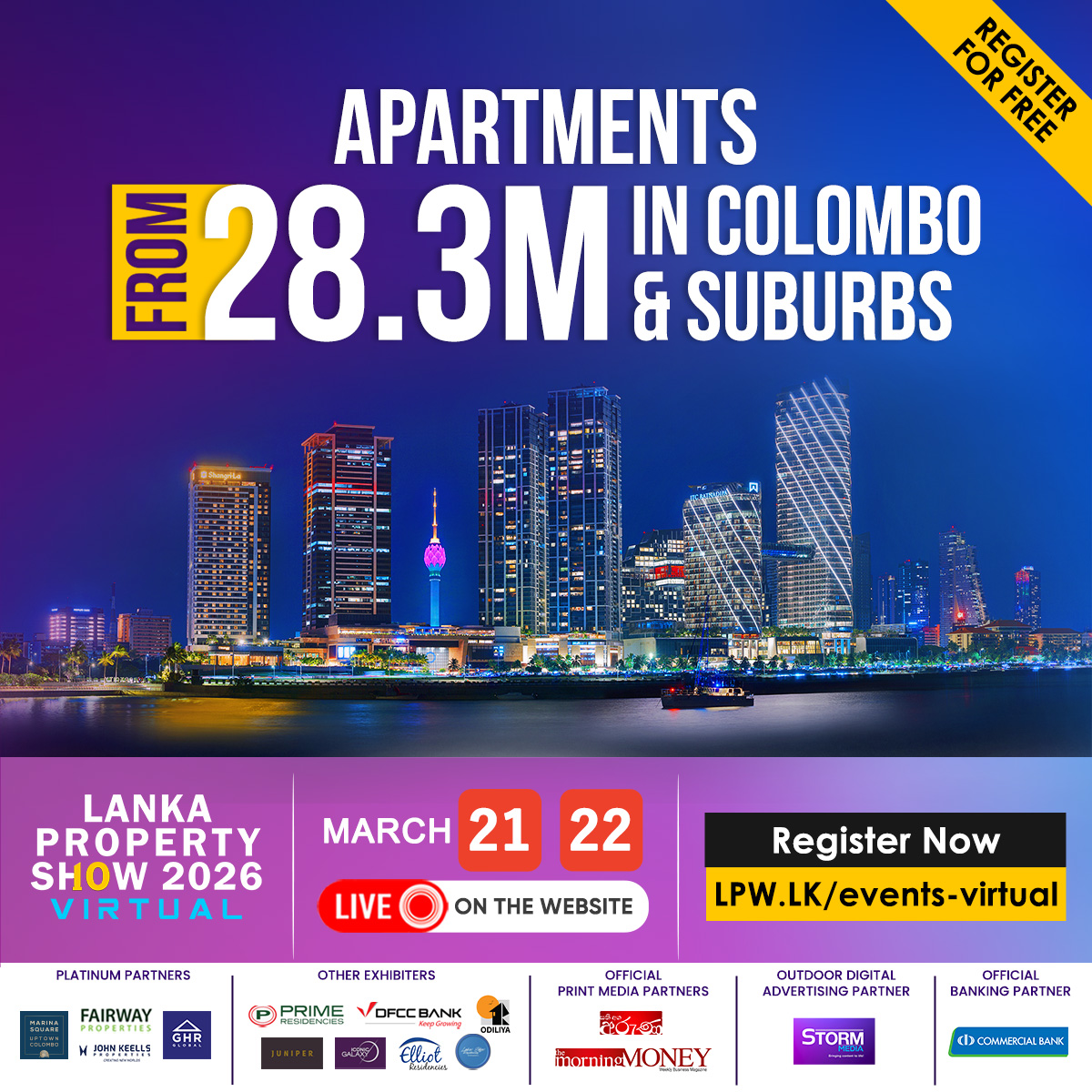 Lanka Property Web Facebook ad