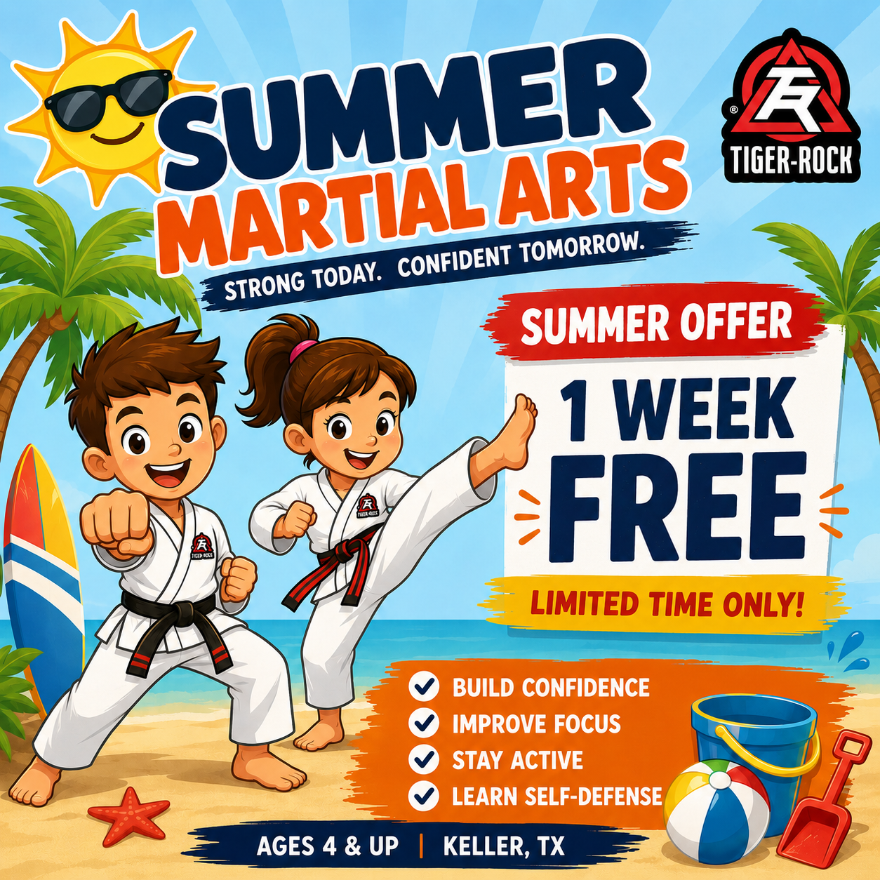 Tiger Rock Martial Arts of Keller Facebook ad