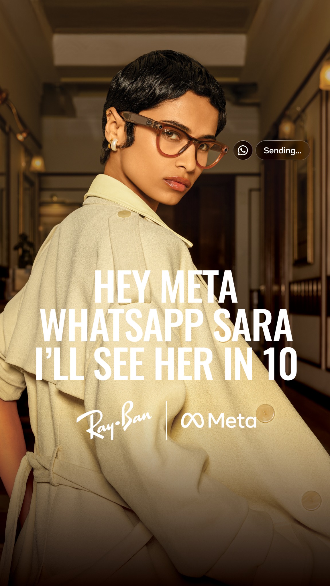Ray-Ban Meta Facebook ad