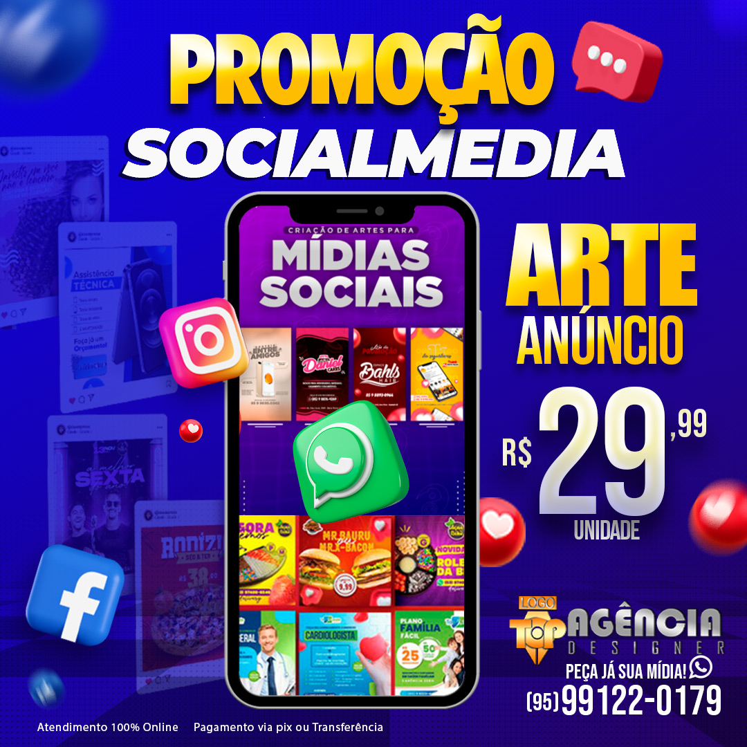 Top Logo Agência Designer Facebook ad: ARTE ANÚNCIO IMPACTANTES!