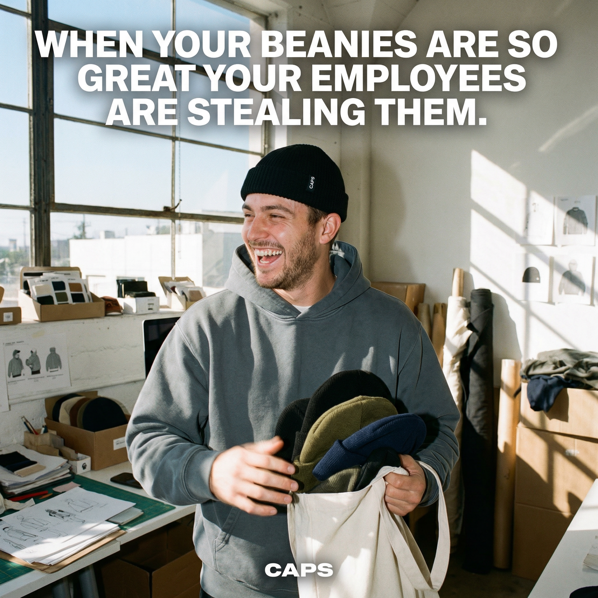 CAPS Apparel Facebook ad