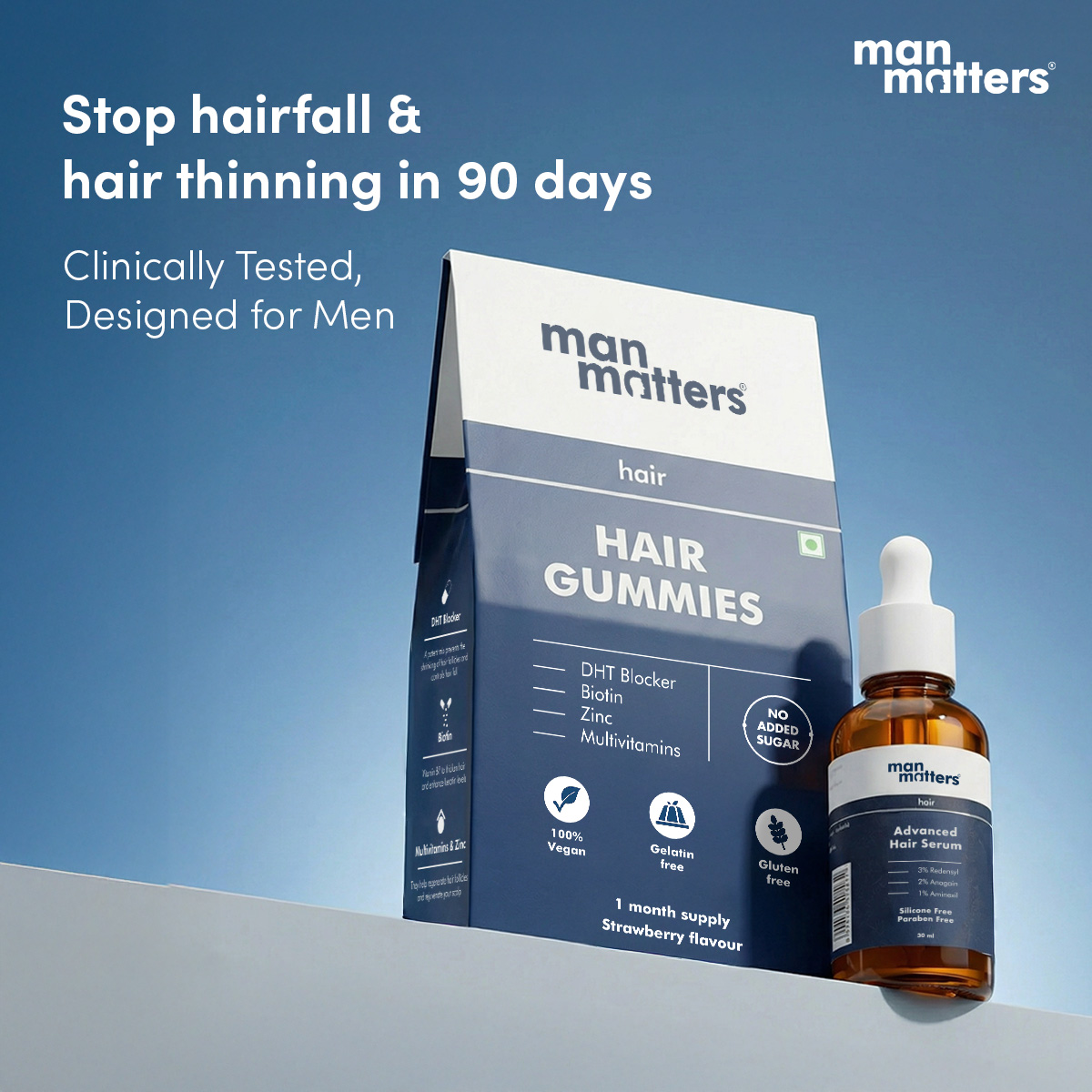 Hair Matters by Man Matters Facebook ad