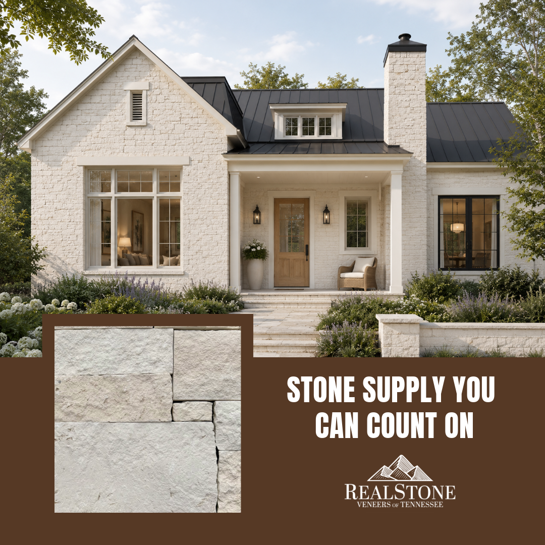RealStone Veneers of TN Facebook ad: Stone Supply Without the Headaches