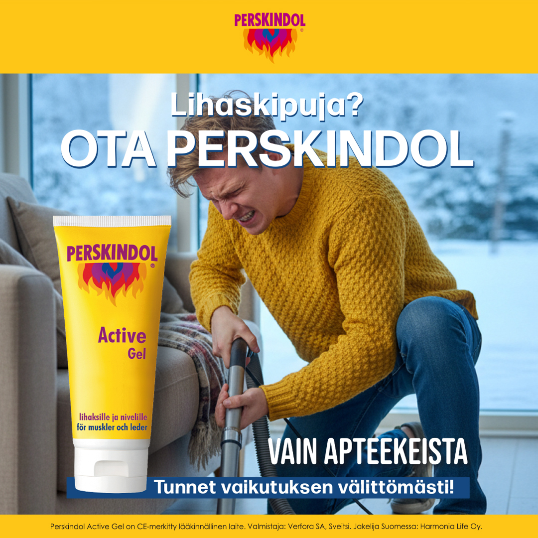 Perskindol Suomi Facebook ad