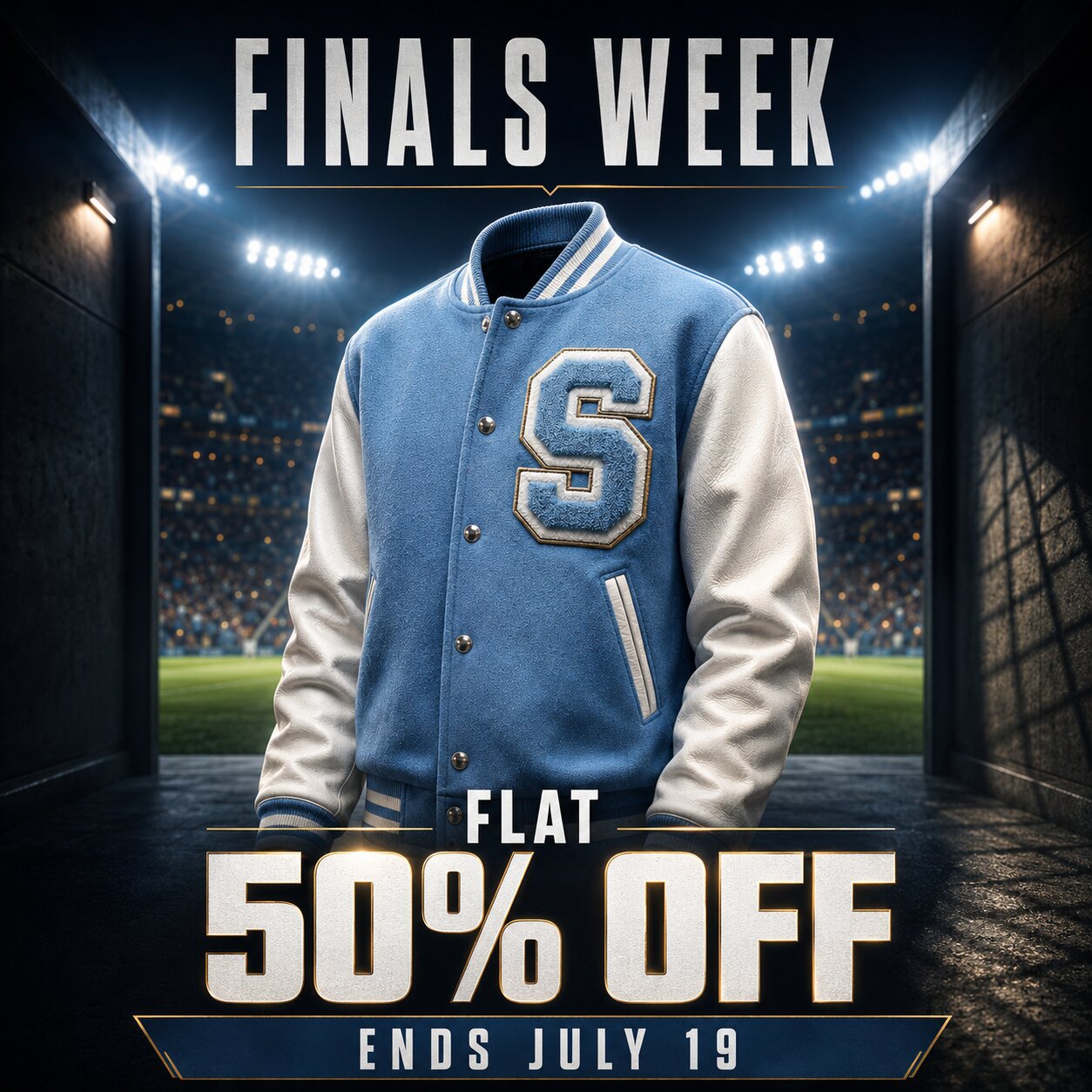 Stagwears Facebook ad: Flat 50% Off, Ends July 19