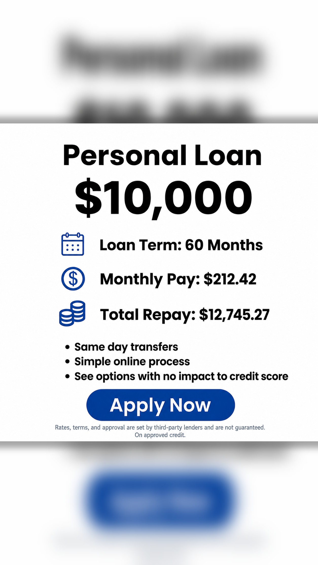 Loans Canada Facebook ad: Get Personal Loan Options - No Credit Score Risk