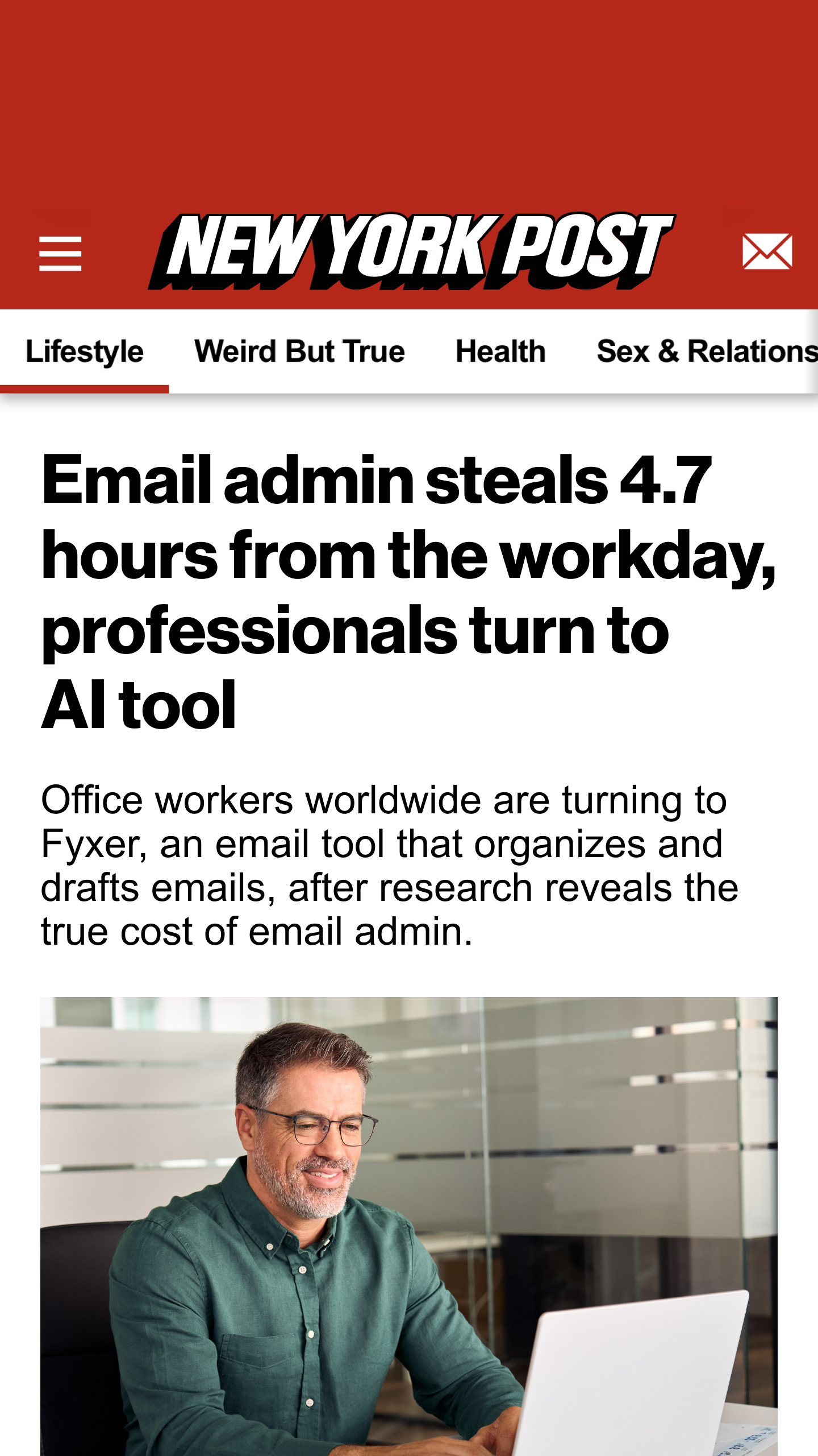Fyxer Facebook ad
