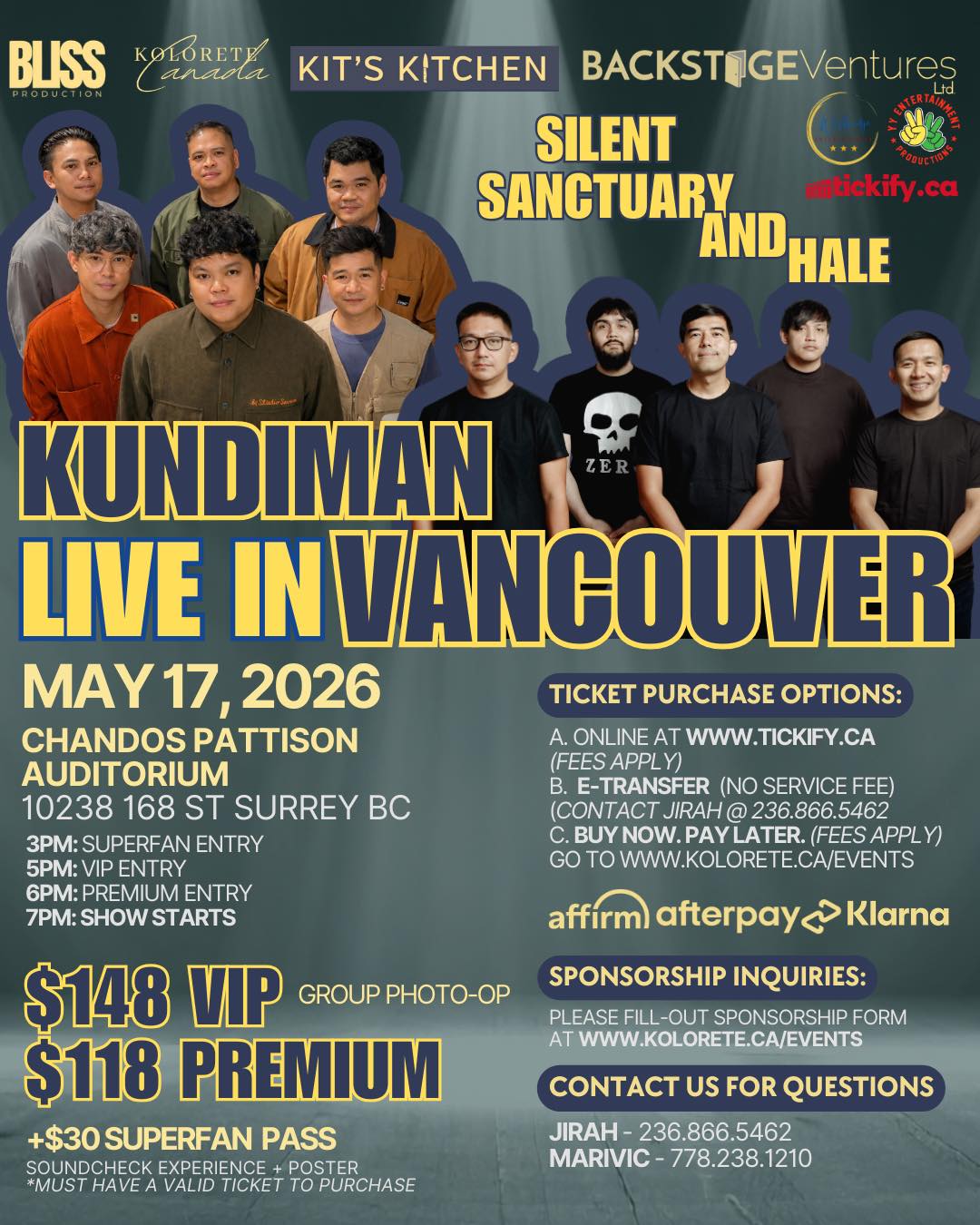Kolorete Canada Facebook ad: Kundiman: Silent Sanctuary x Hale in Vancouver | Tickify