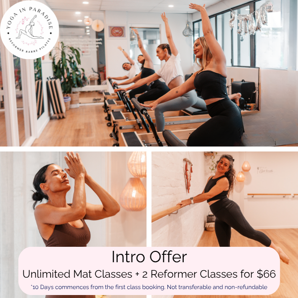 Yoga in Paradise Gold Coast Facebook ad from Nov 5, 2025