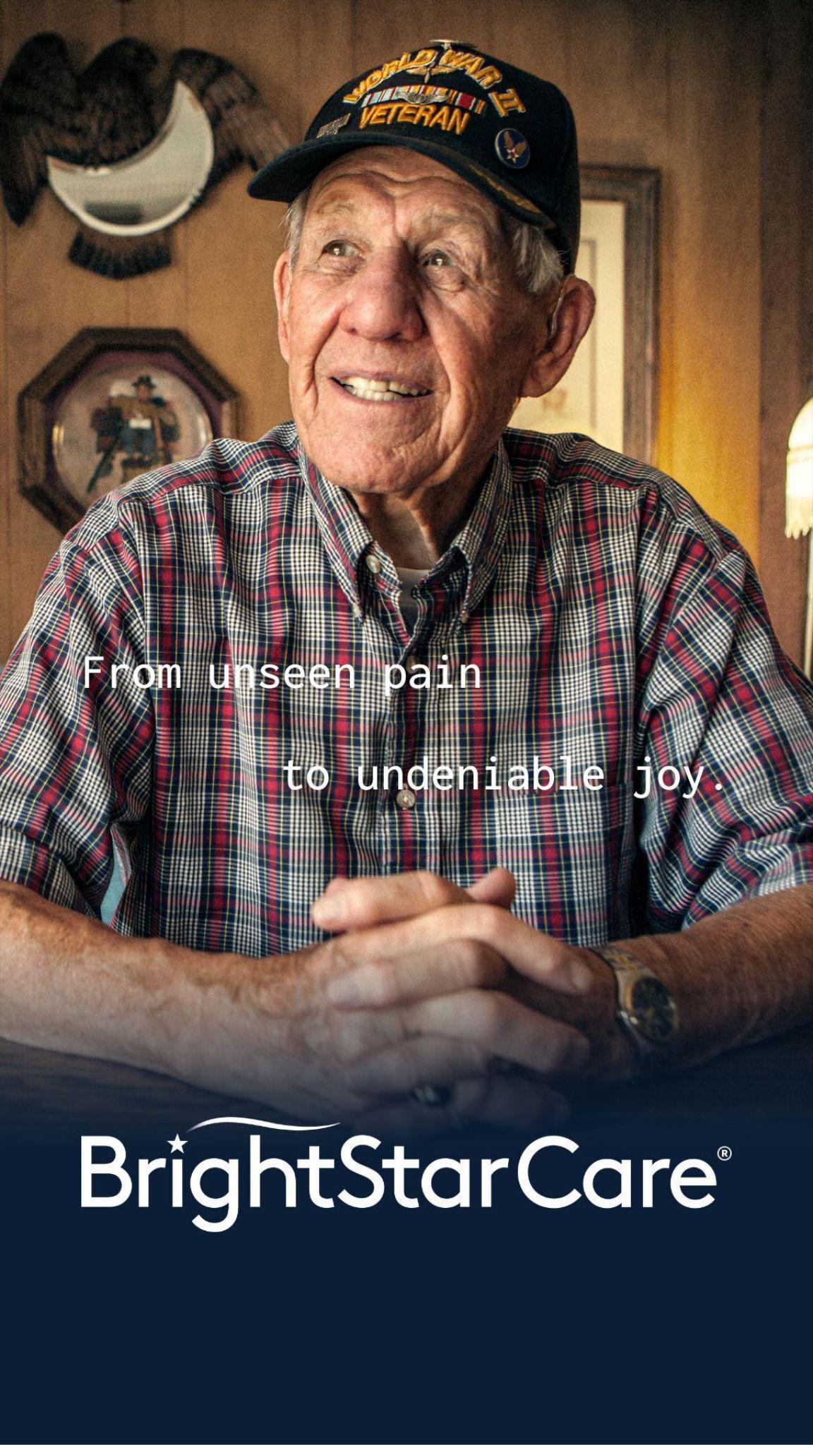 BrightStar Care Facebook ad: Veteran Care That Comes to You
