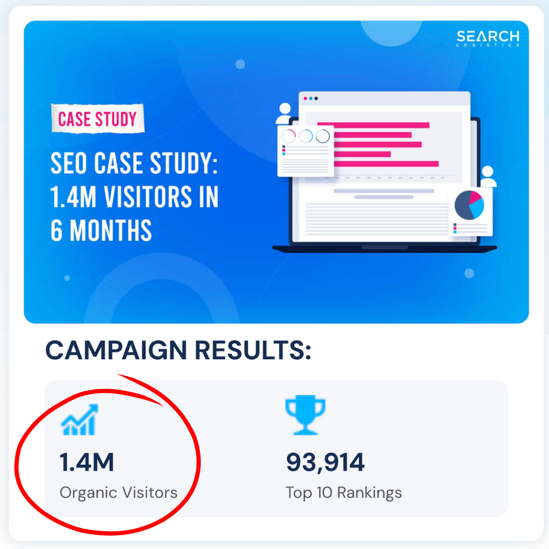SearchLogistics Facebook ad
