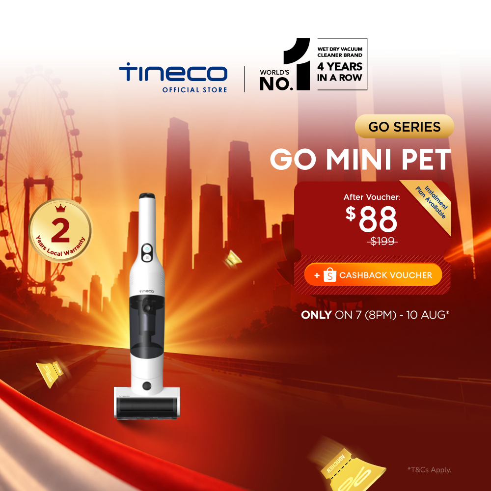 Tineco Singapore Facebook ad: Tineco FLOOR ONE S6 Stretch Max, the most-picked…