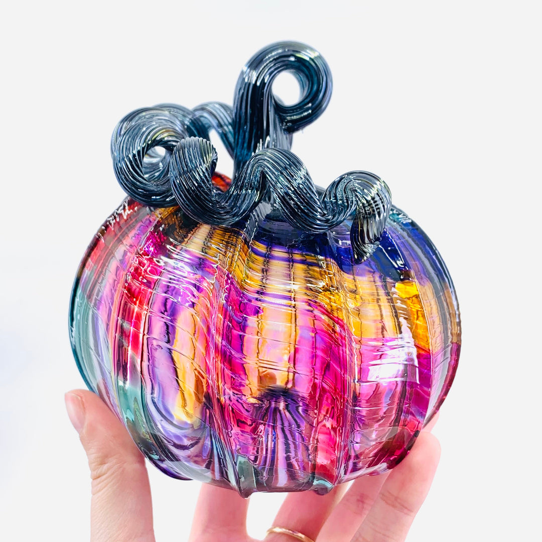 Luke Adams Glass Blowing Facebook ad: Handcrafted glass items + more unique gifts.