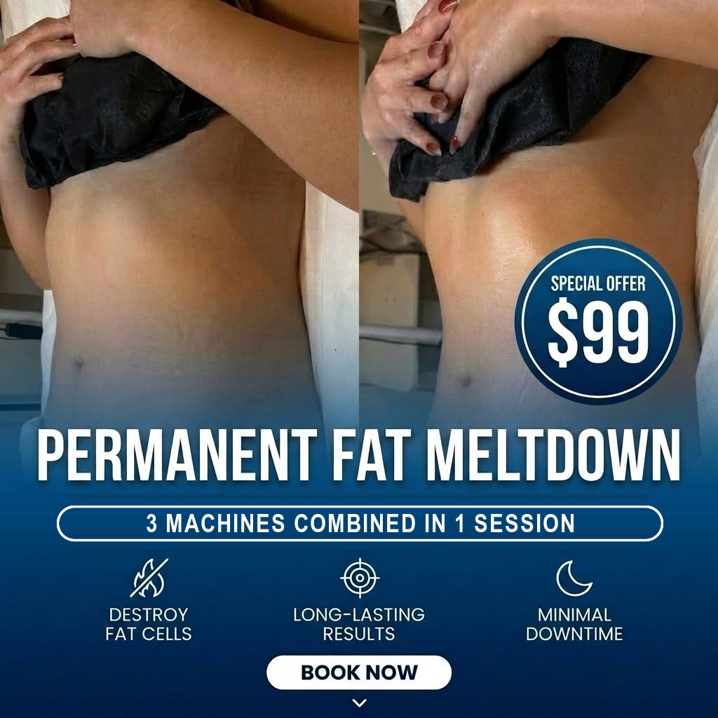 LaVie Skinthetics Medspa Facebook ad: Permanently Destroy Fat Cells in 60 Min: $99