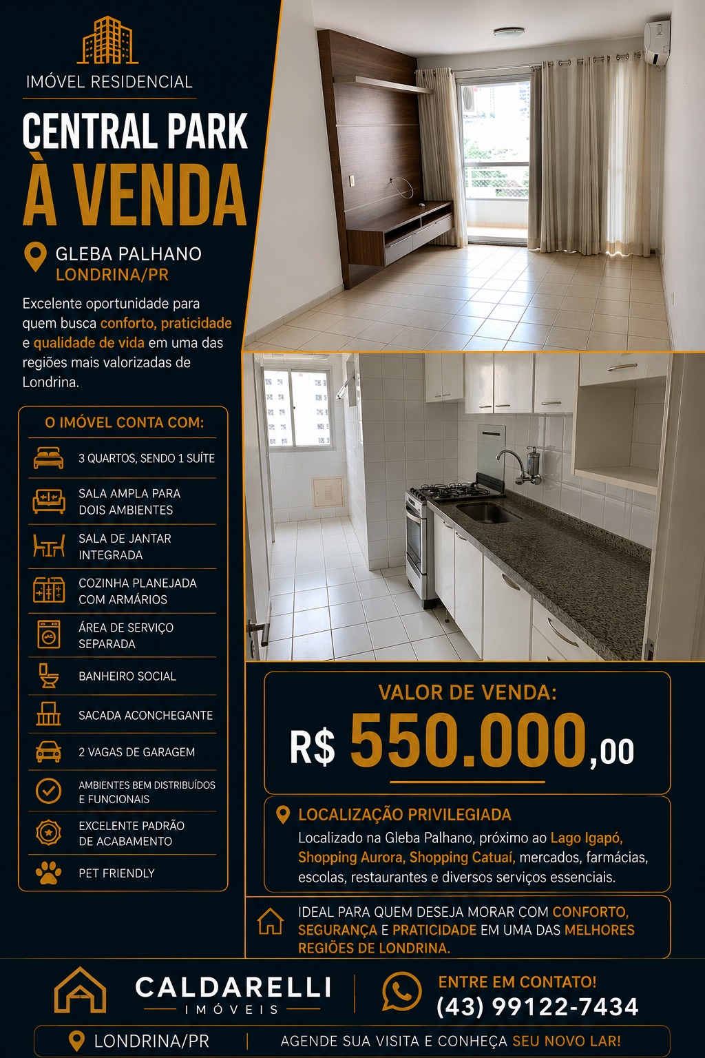 Caldarelli Imóveis Facebook ad from Jul 19, 2026