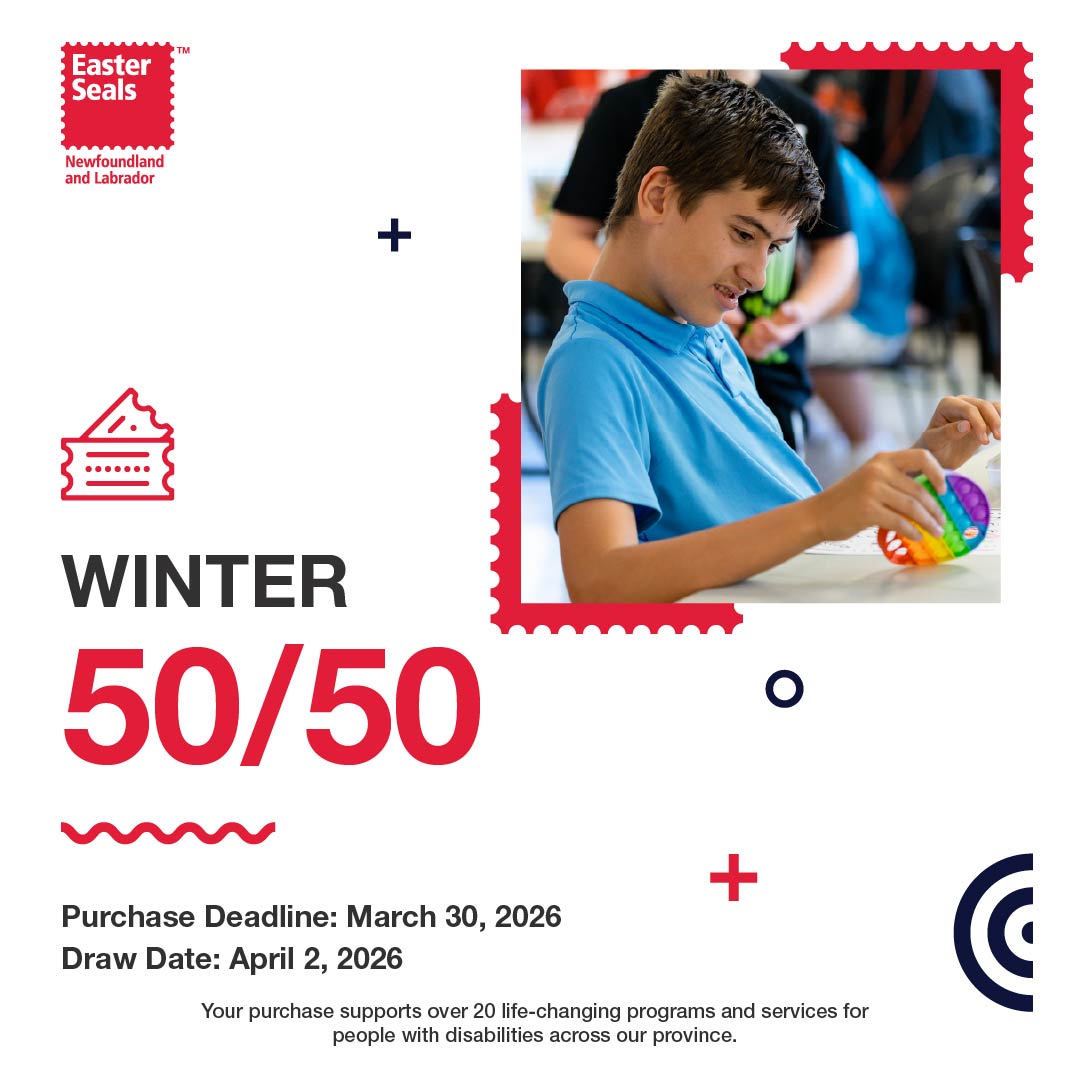 Easter Seals NL Facebook ad: Support ESNL! Purchase Today!