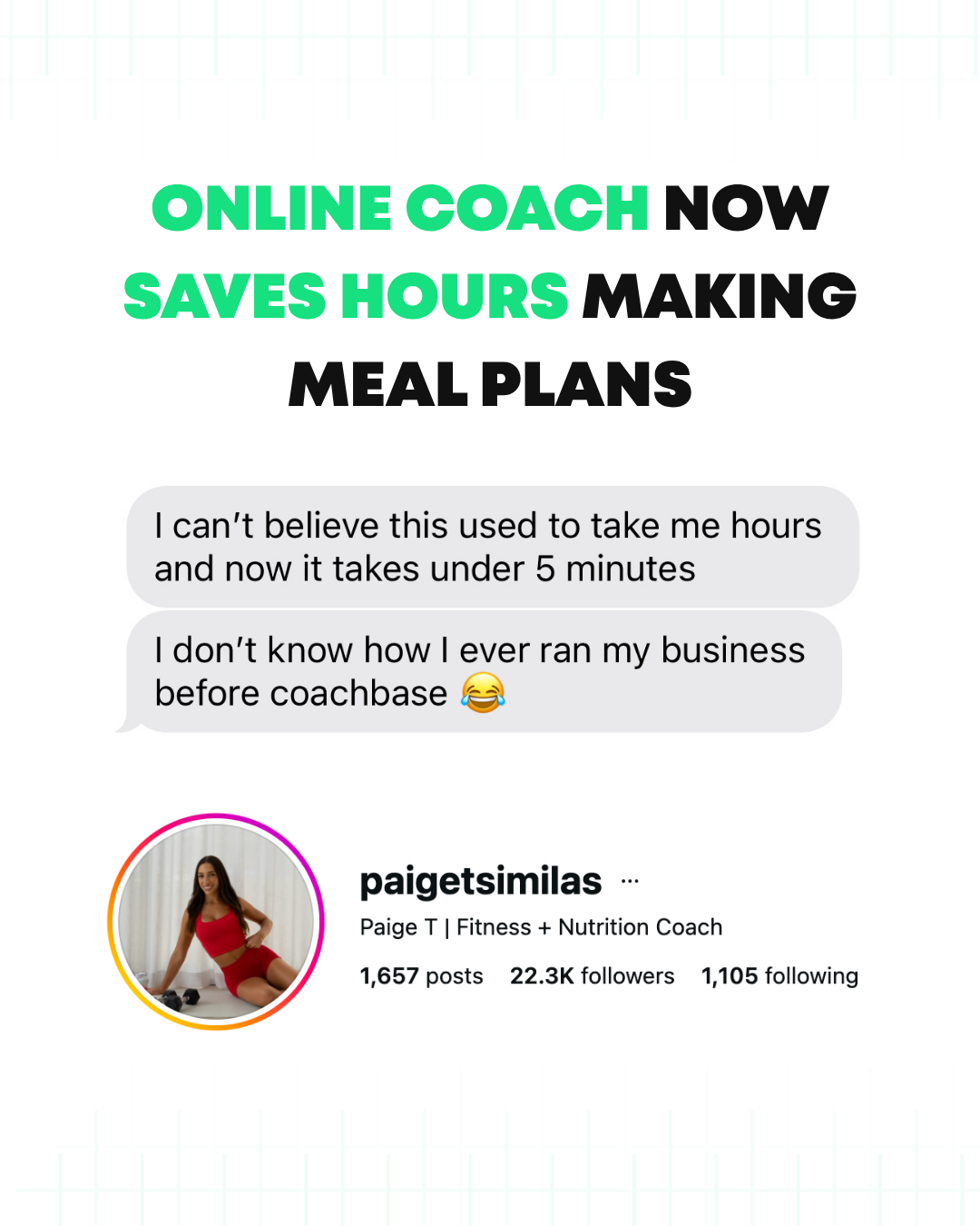 Coachbase Facebook ad from Mar 30, 2026