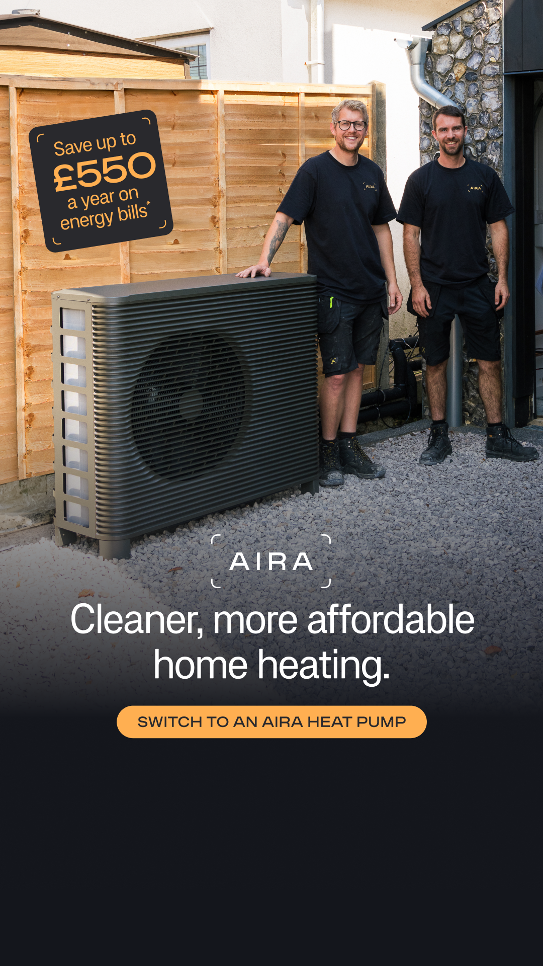 Aira Facebook ad