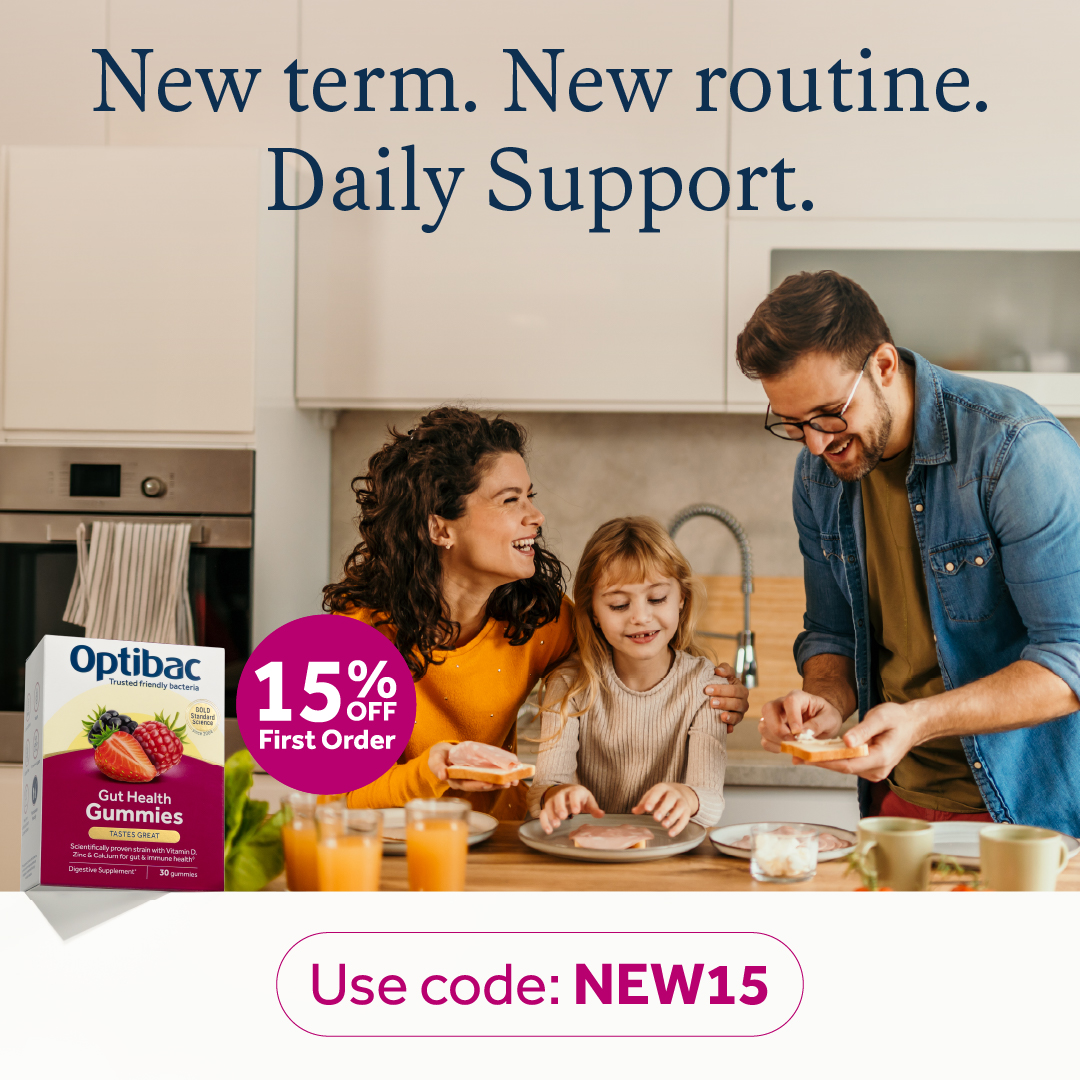 Optibac Facebook ad: Daily gut health support