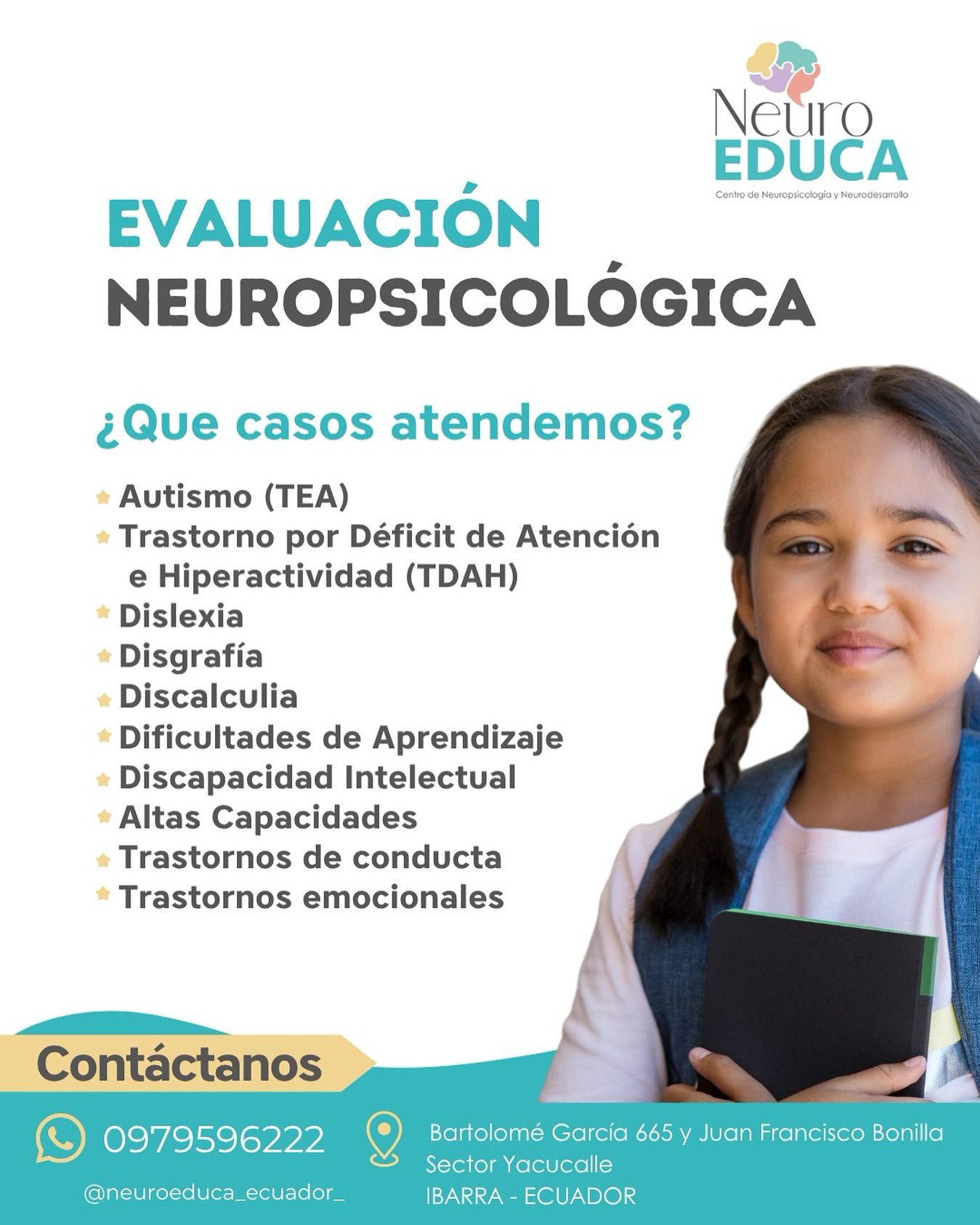 NeuroEduca - Centro de Neuropsicología y Neurodesarrollo Facebook ad: Comprender es el primer paso para intervenir de…