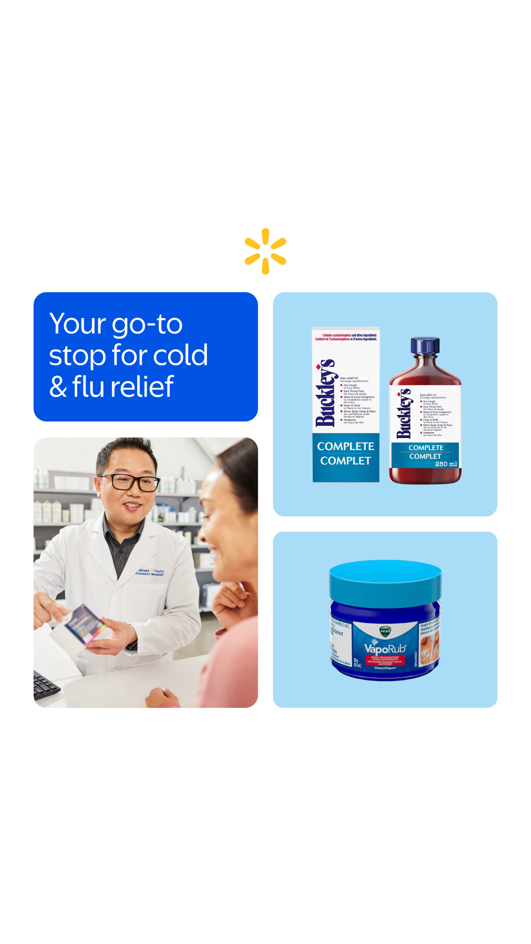 Walmart Canada Facebook ad: Ready to help your family
