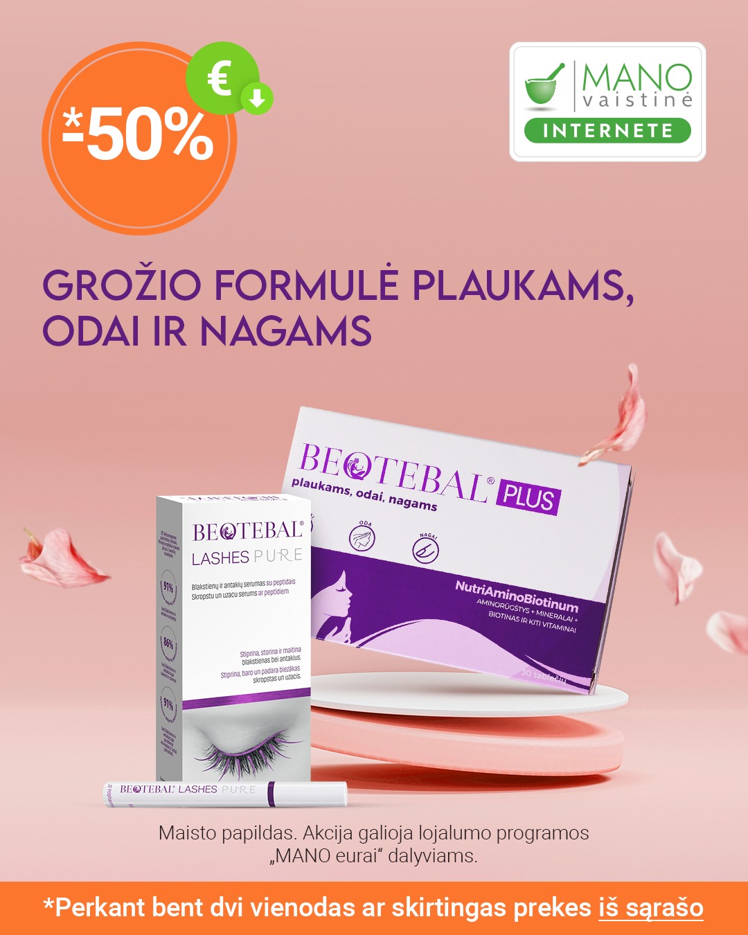 MANO vaistinė Facebook ad