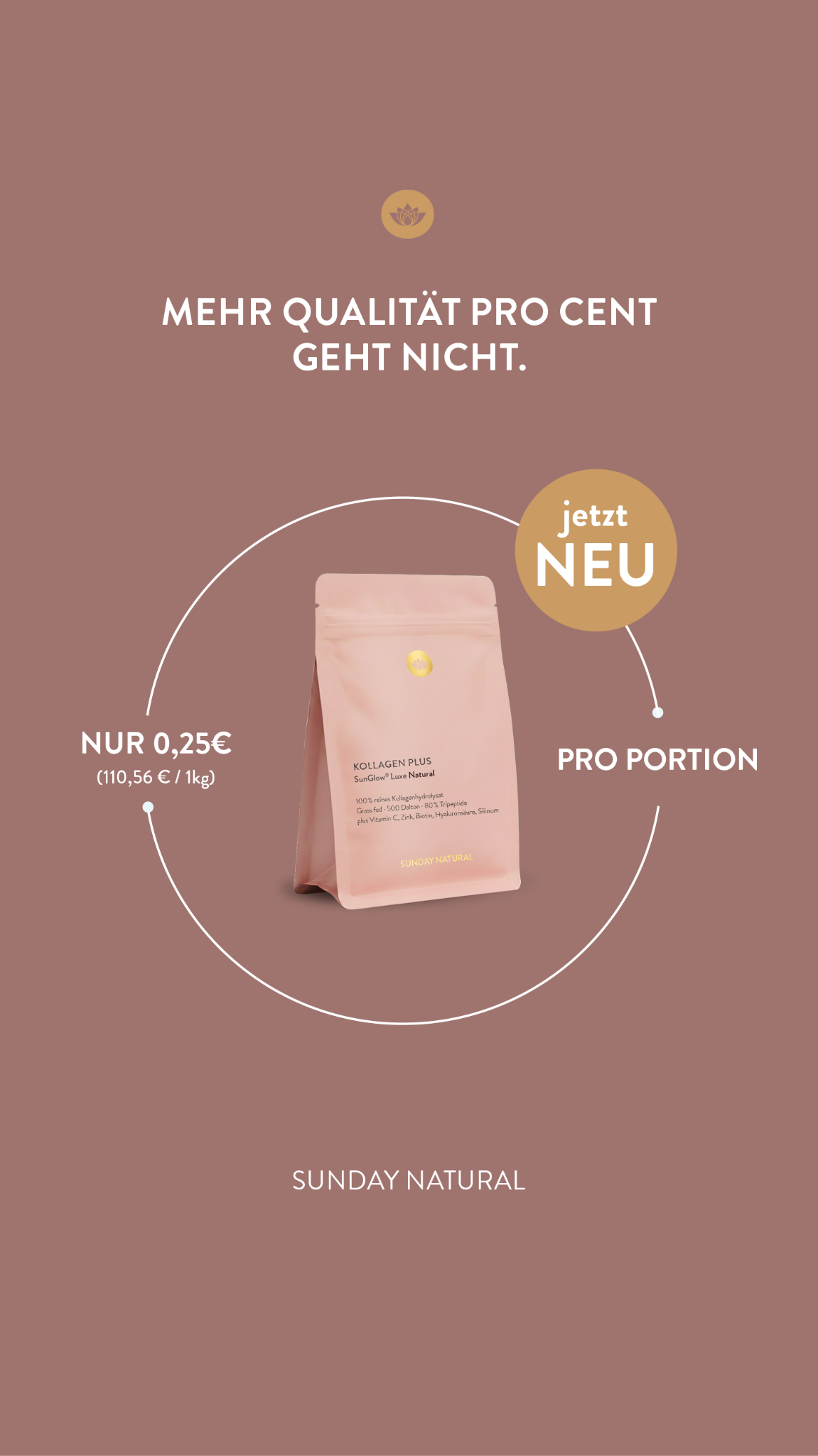 Sunday Natural Facebook ad