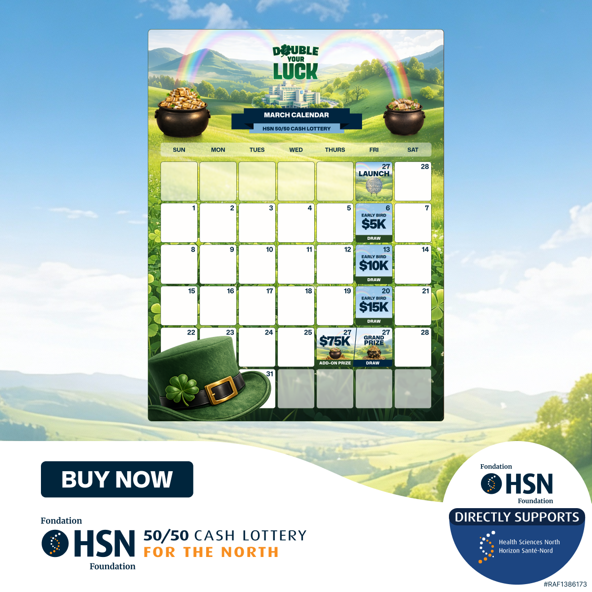 HSN 50/50 Facebook ad
