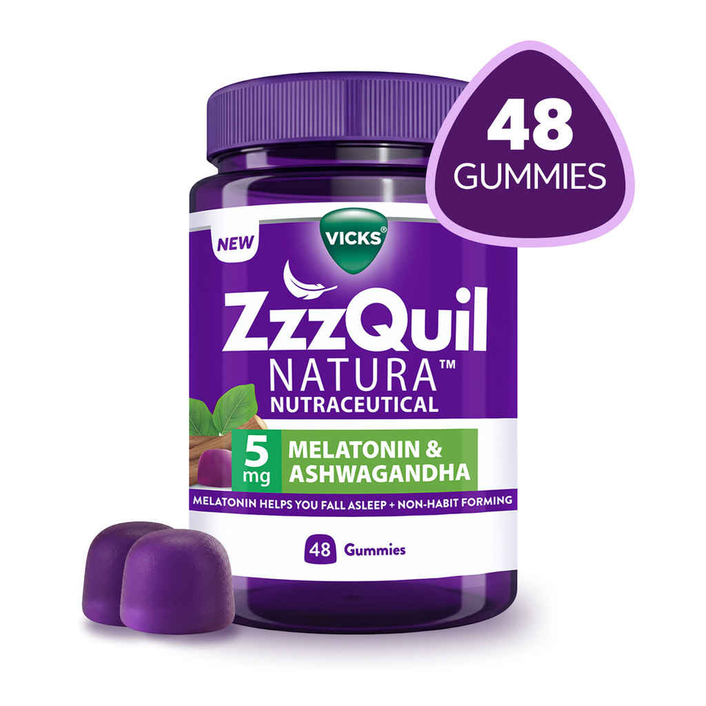 samikshashetty_ Facebook ad: Vicks ZzzQuil Natura Melatonin Sleep Gummies