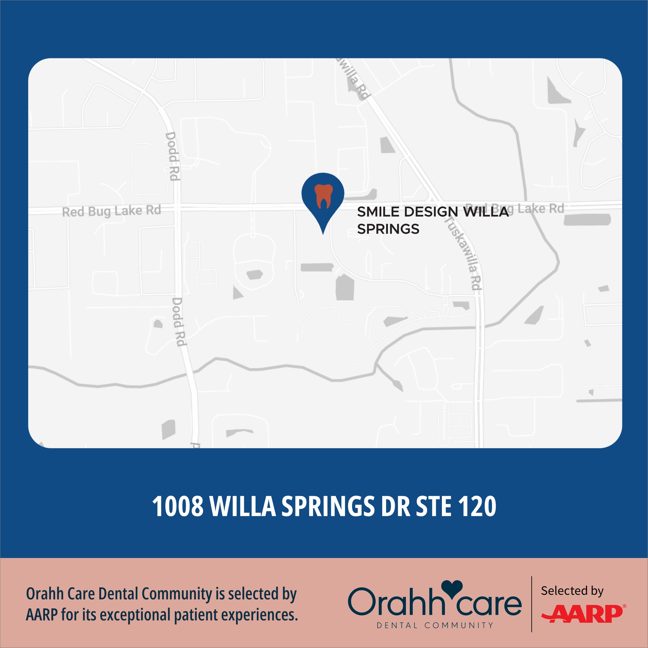 Smile Design Dentistry Willa Springs Facebook ad: Schedule a Cleaning Today!