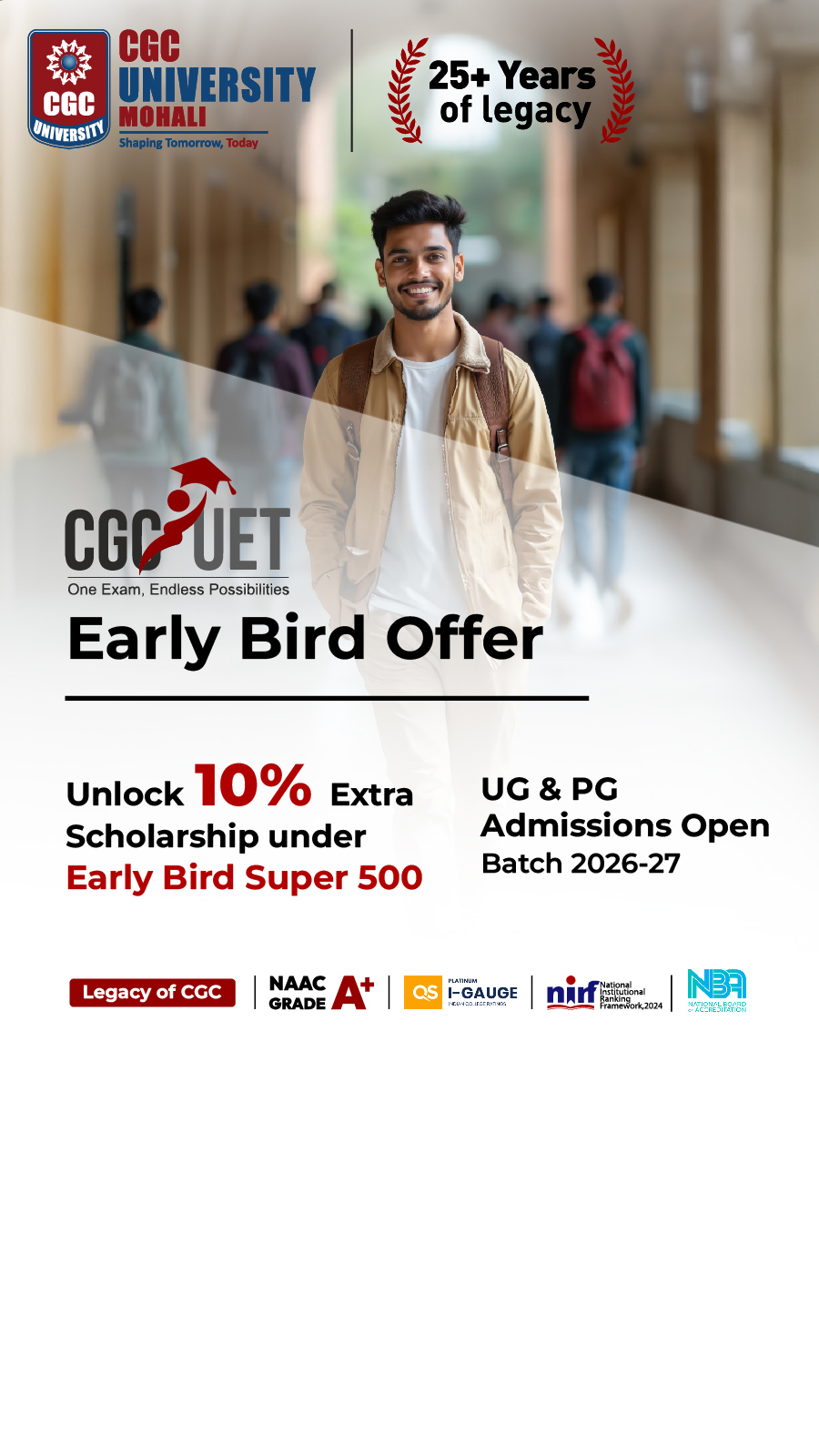 CGC University, Mohali Facebook ad