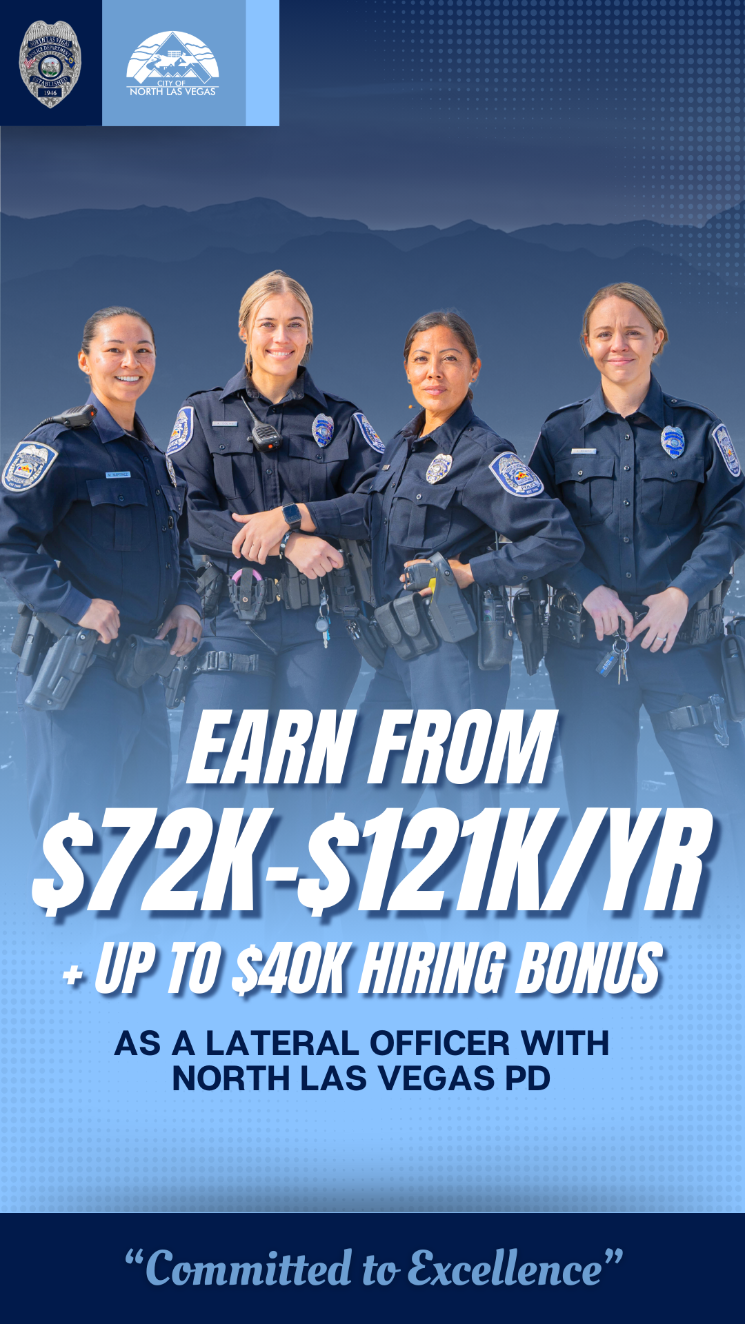 NLVPD Recruiting Facebook ad