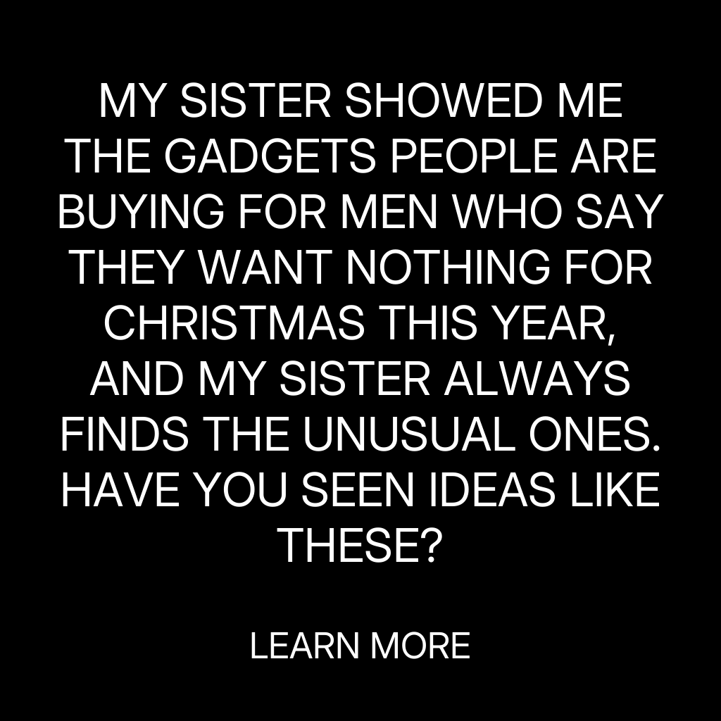 Asked & Found Facebook ad: Unique Gift Ideas for Men Who Say They Want Nothing