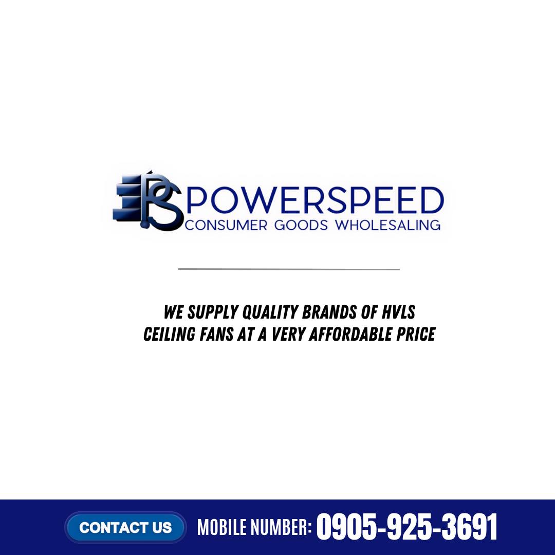 PowerSpeed Consumer Goods Wholesaling Facebook ad: Are you looking for quality brand of HVLS…