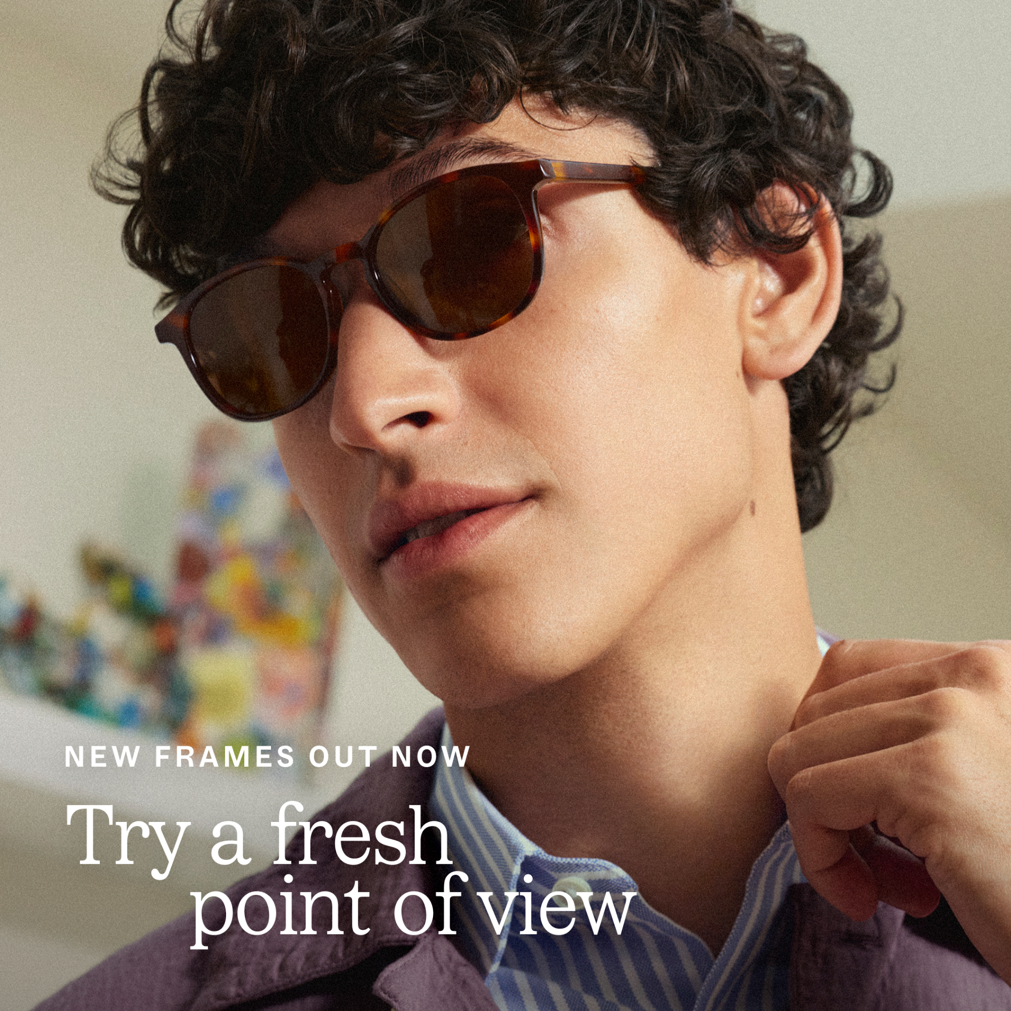Warby Parker Facebook ad