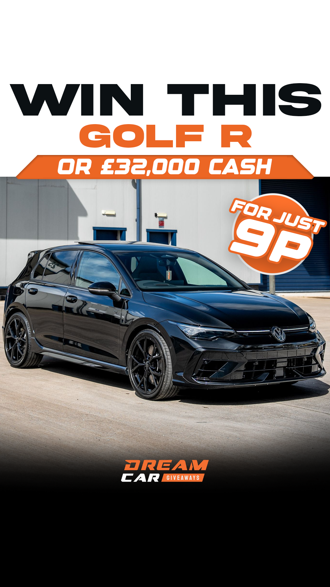 Dream Car Giveaways Facebook ad