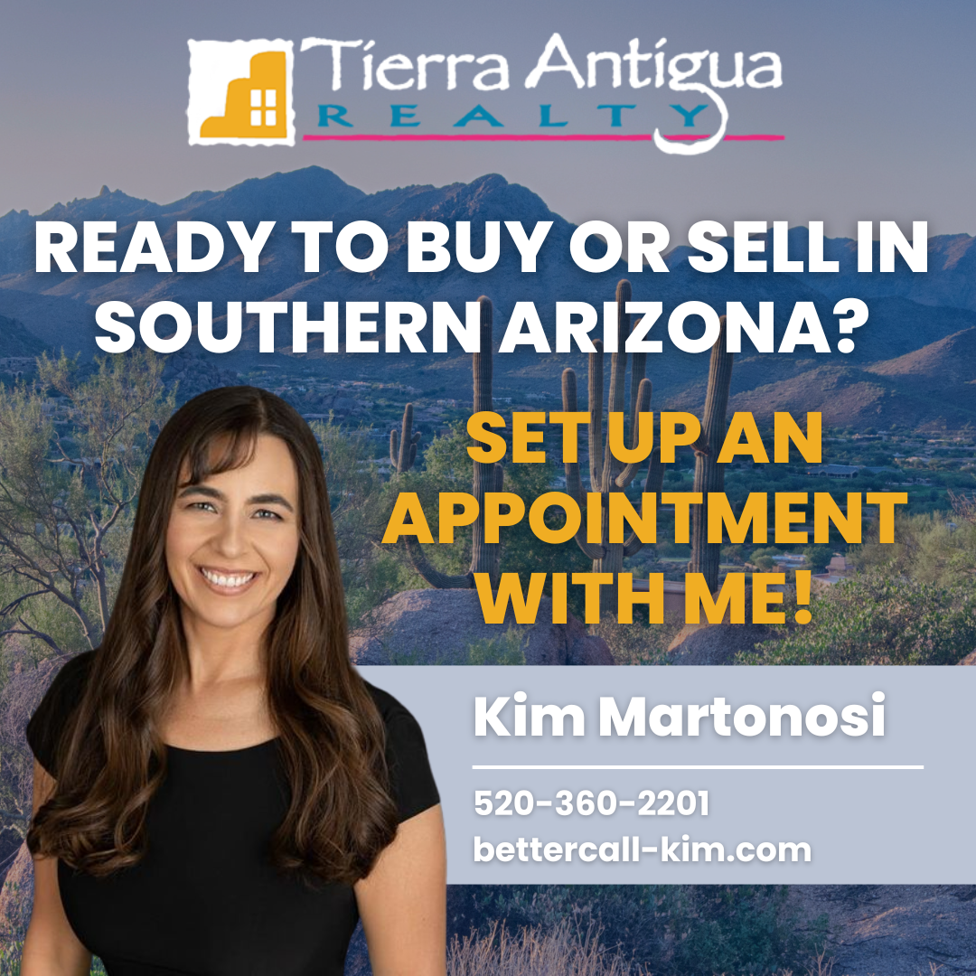 Kim Martonosi - Southern Arizona Realtor Facebook ad: Better Call Kim for a Seamless Real Estate Experience!