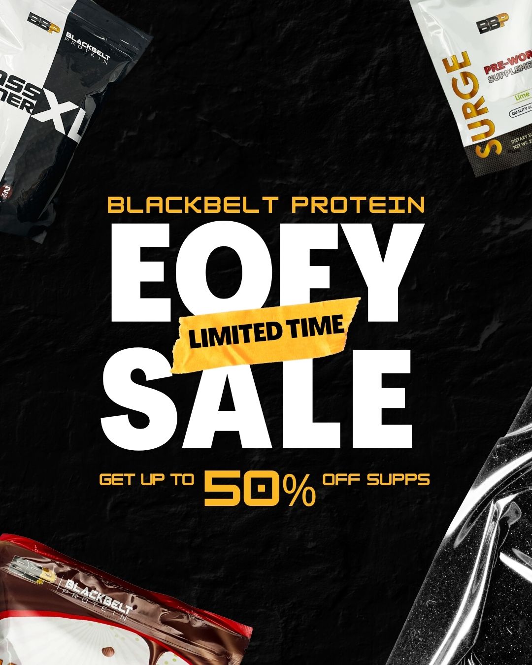 BlackBelt Protein Facebook ad