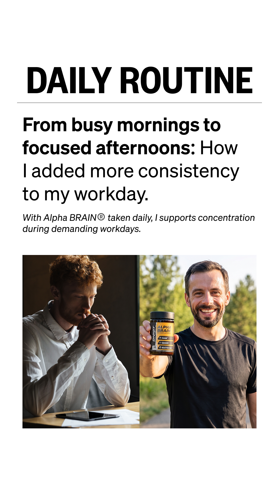 Onnit Facebook ad
