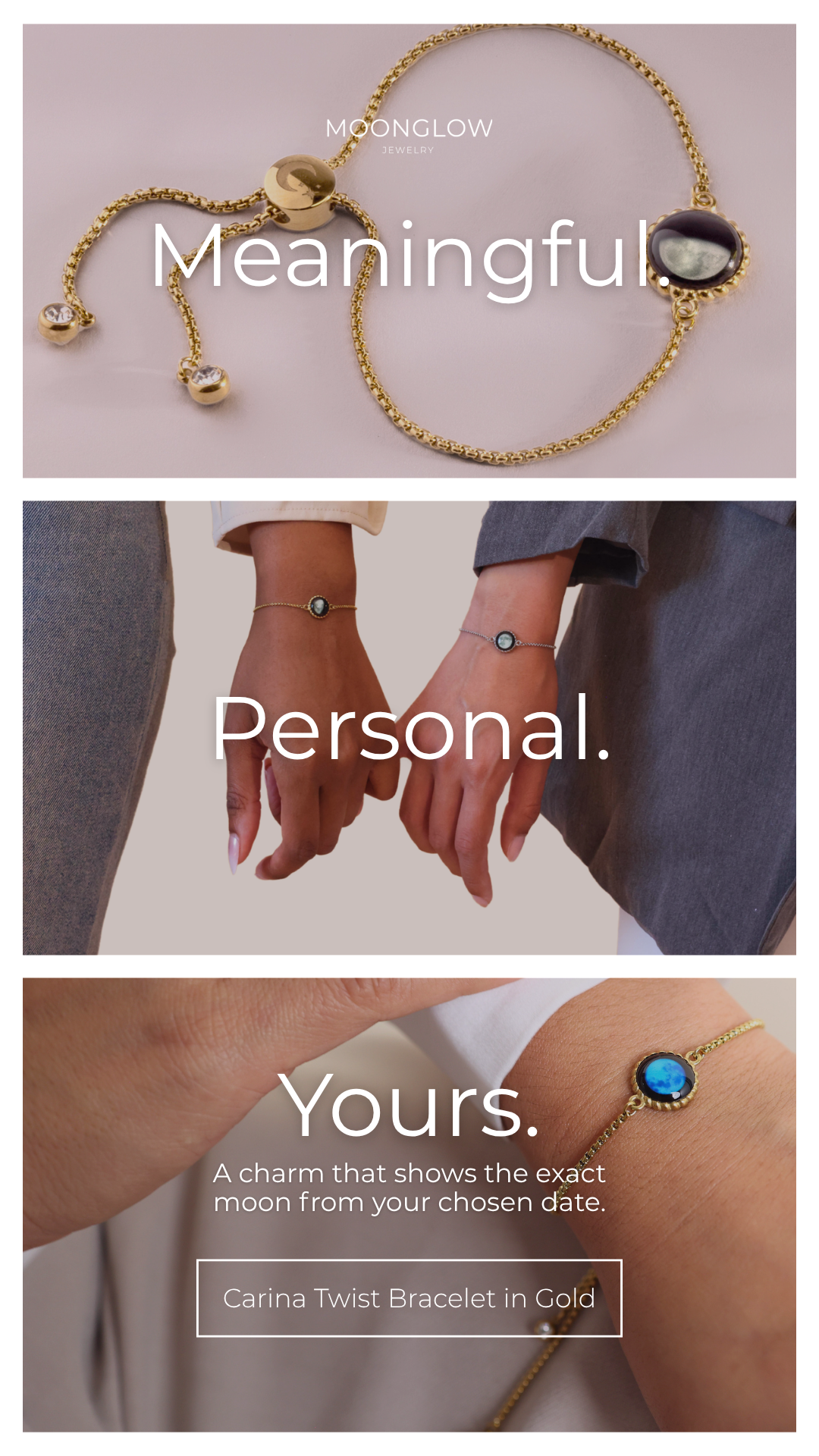 Moonglow Jewelry Facebook ad