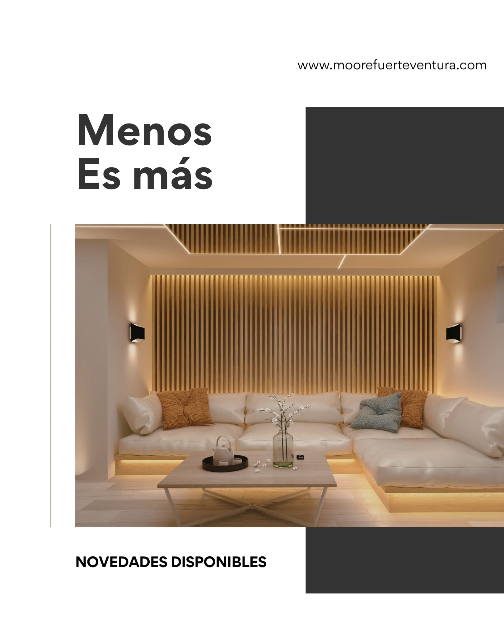 Moore Innovación Fuerteventura Facebook ad: Dale una nueva vida a tu hogar sin necesidad de obras