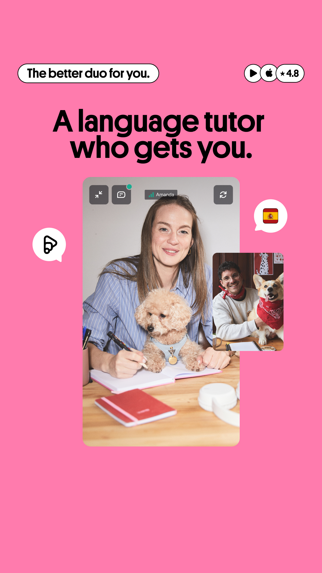 Preply Facebook ad