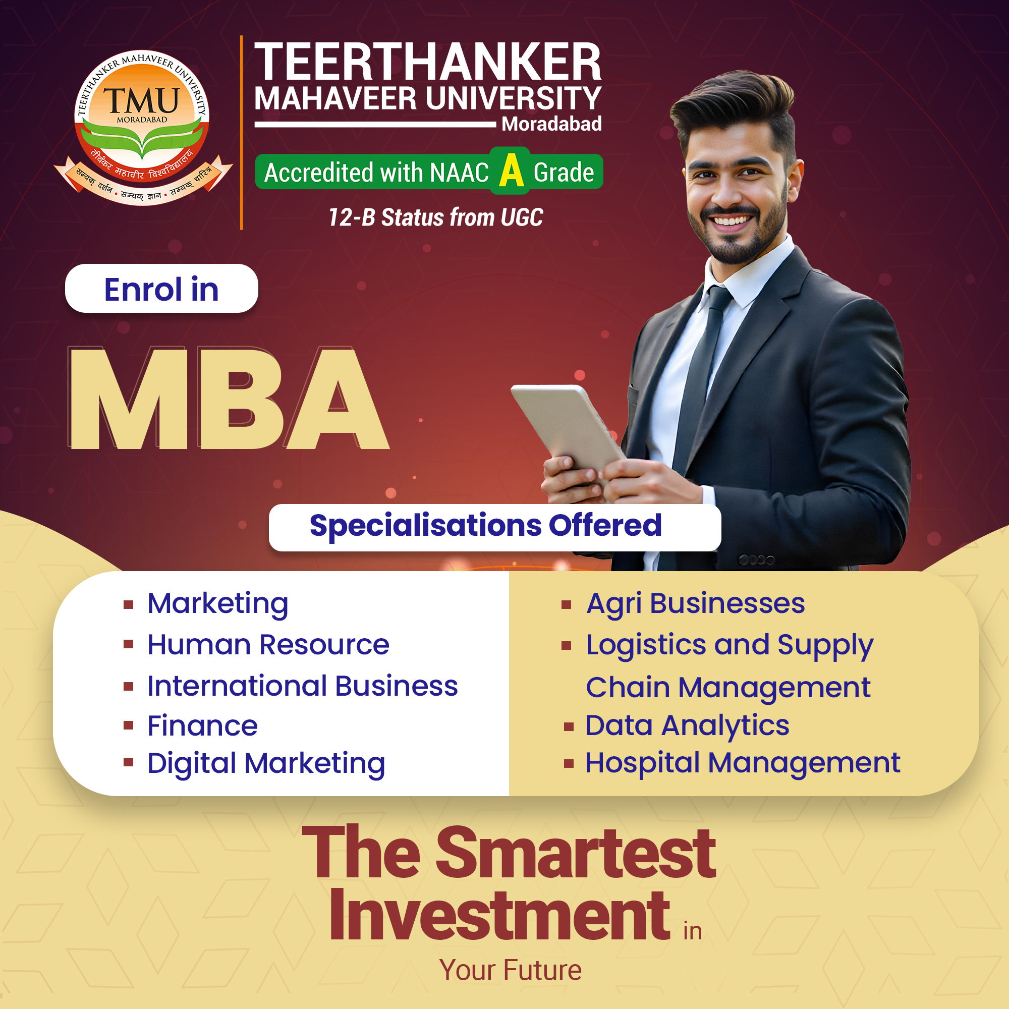 Teerthanker Mahaveer University Facebook ad