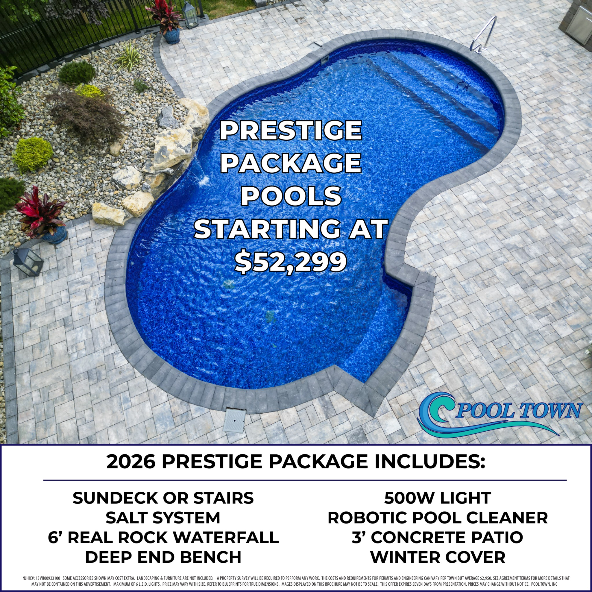 Pool Town Facebook ad: PT Specials - 2025 Prestige Package Pool - Facebook - Pool…