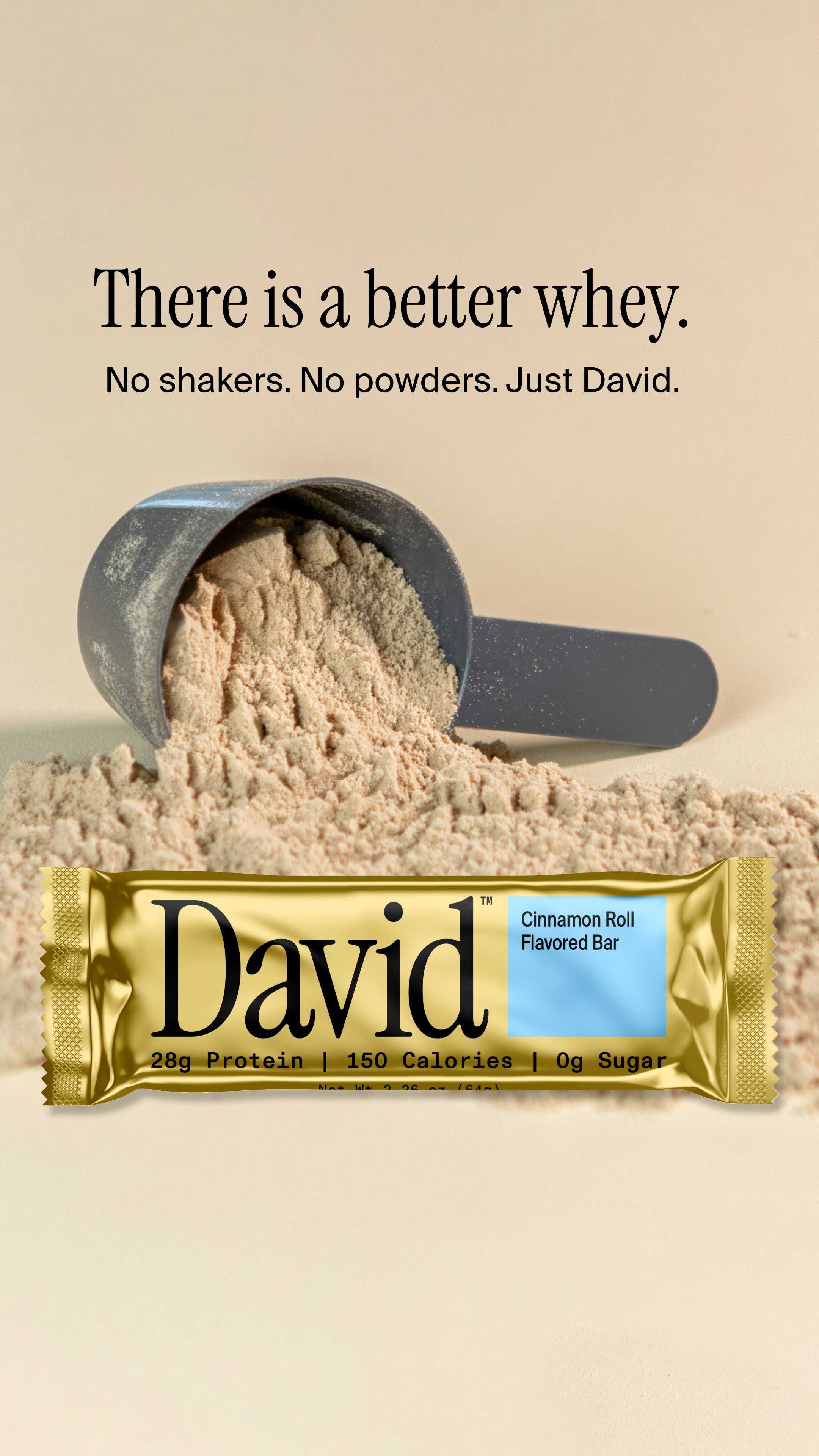 David Protein Facebook ad
