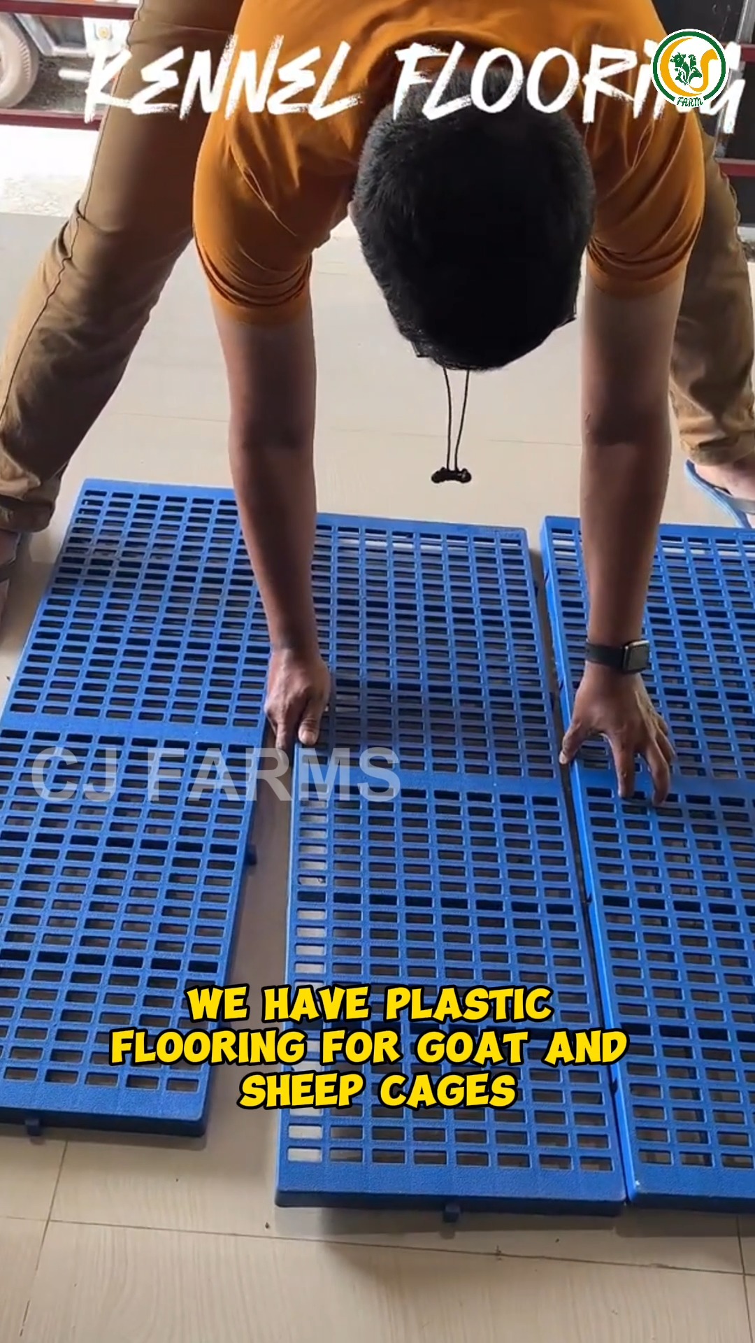 C.J Farms&Agritech Facebook ad: Strong, Durable & Hygienic Flooring for Your Farm