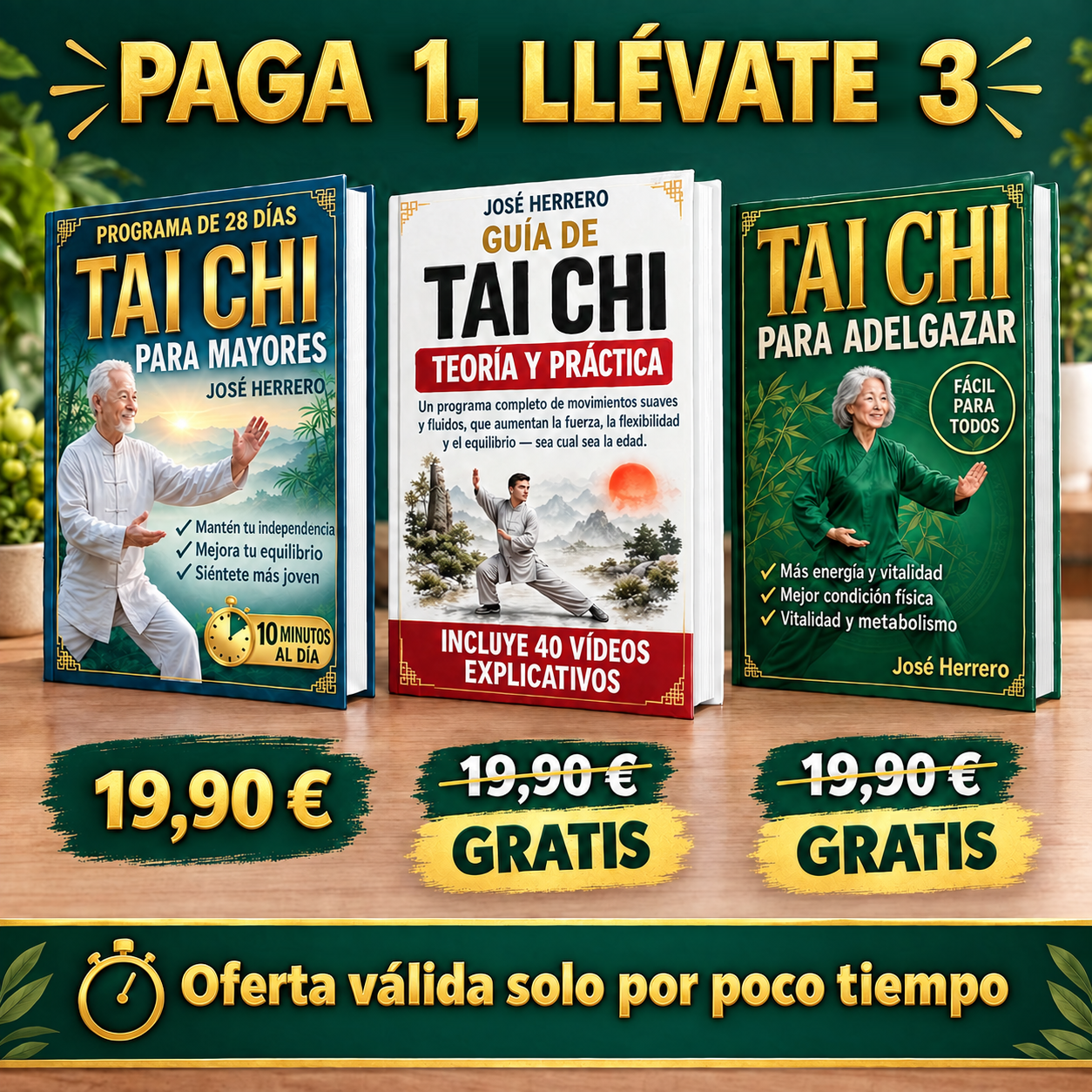 Maria Finds Facebook ad: Tai Chi para Mayores, 10 minutos al día