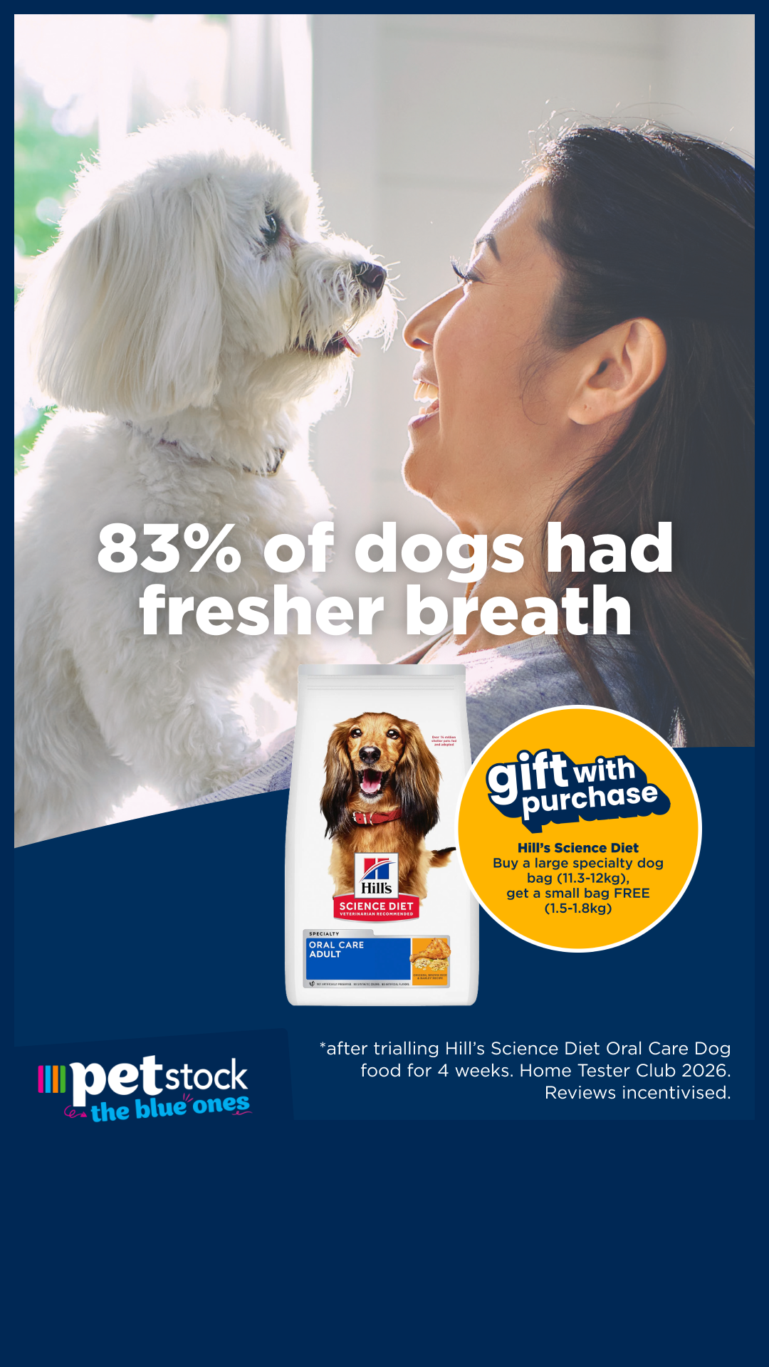 Petstock Facebook ad