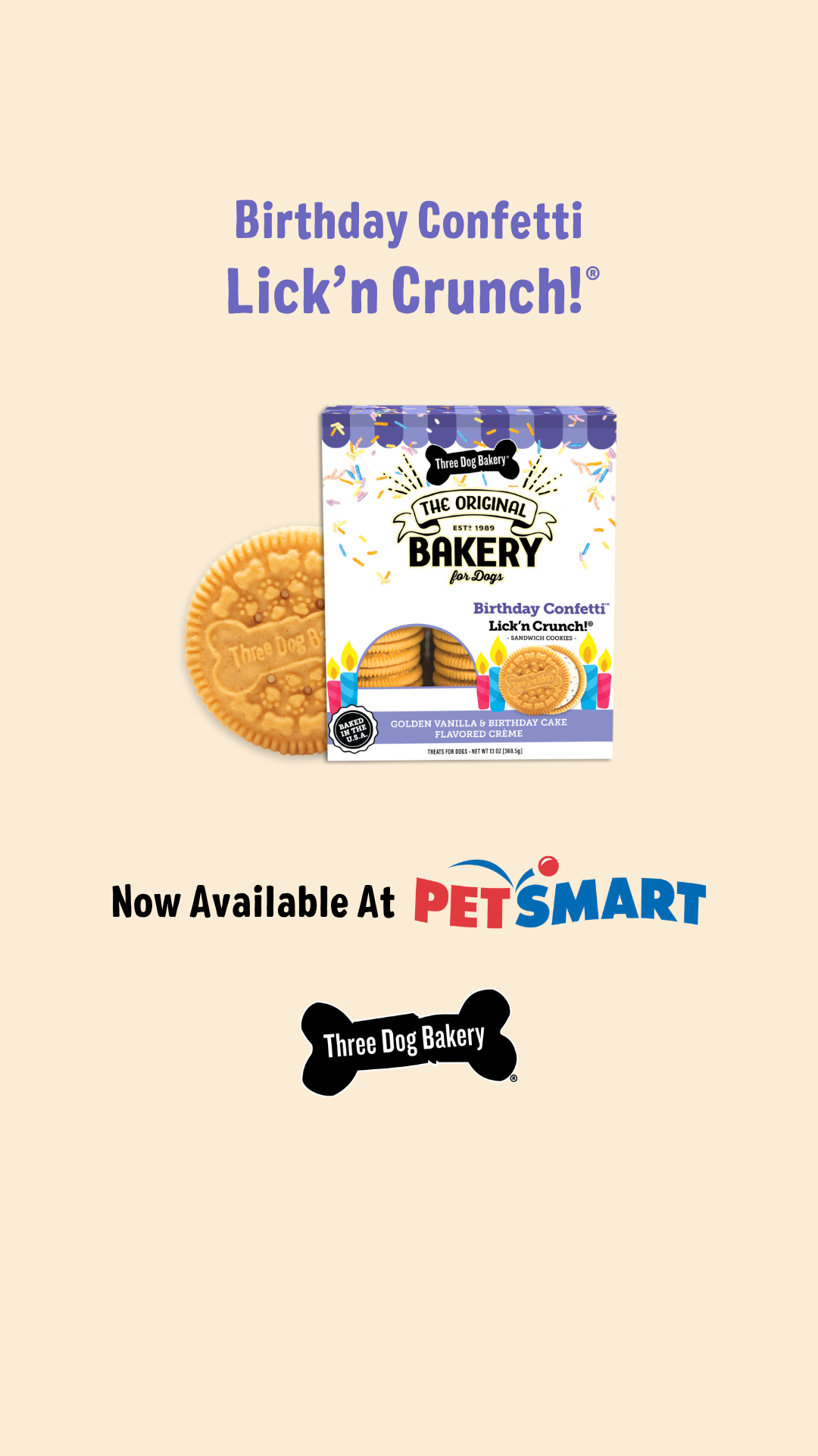 Three Dog Bakery Facebook ad