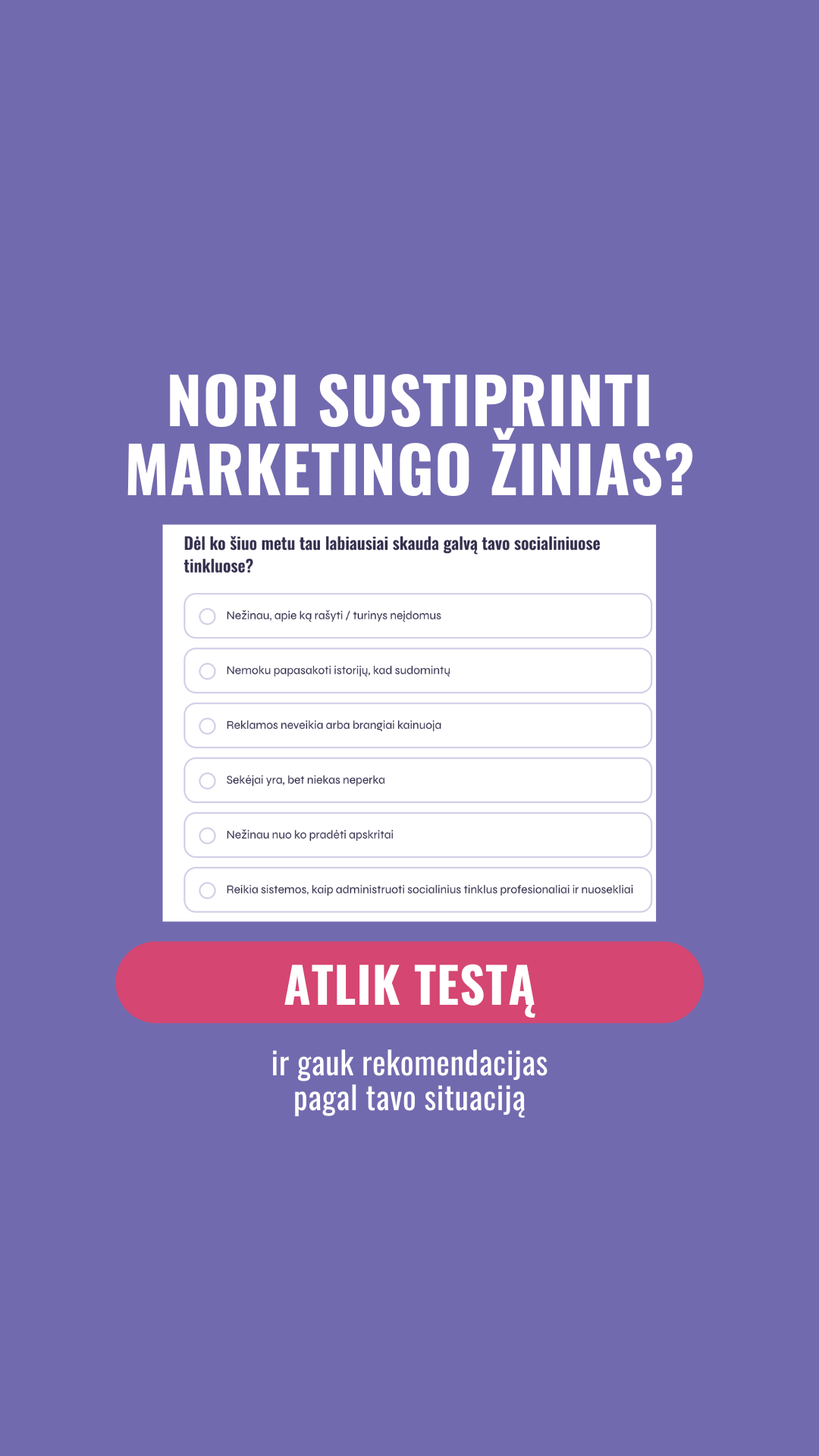 Nekenčiu marketingo. Socialinių tinklų agentūra Facebook ad: Ką mokytis toliau?